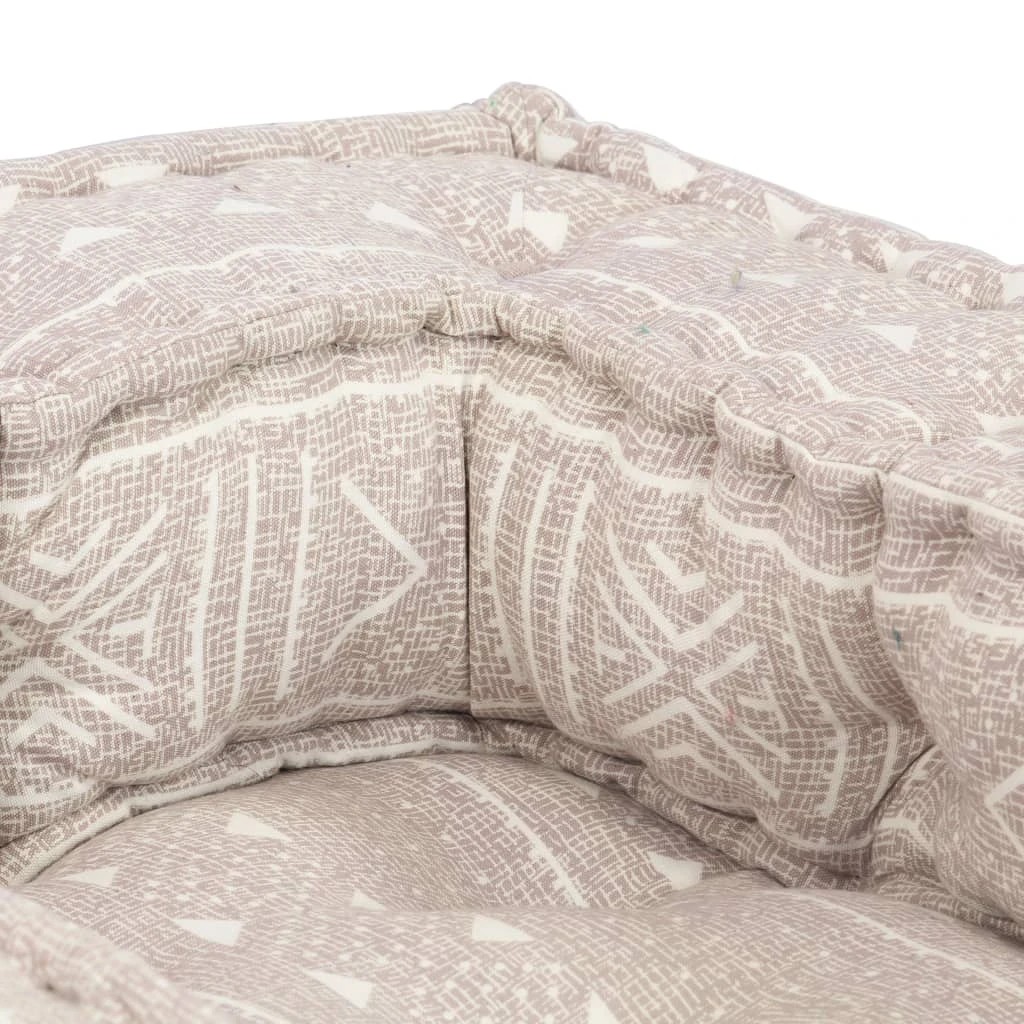 5 vidaXL Single Modular Pouffe Fabric - Beige, 5 of 8
