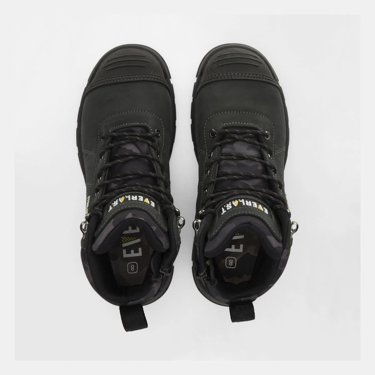 2 Everlast Mens Workwear Workboots BLACK CAMO, 2 of 5