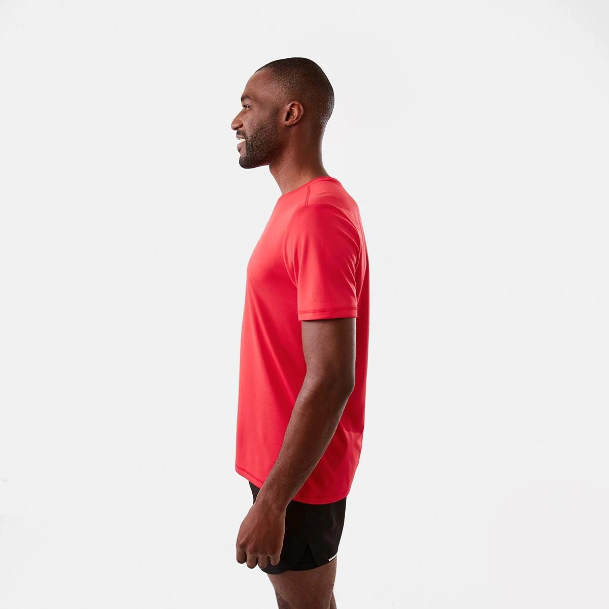 2 Active Mesh T-shirt Neon Red, 2 of 6
