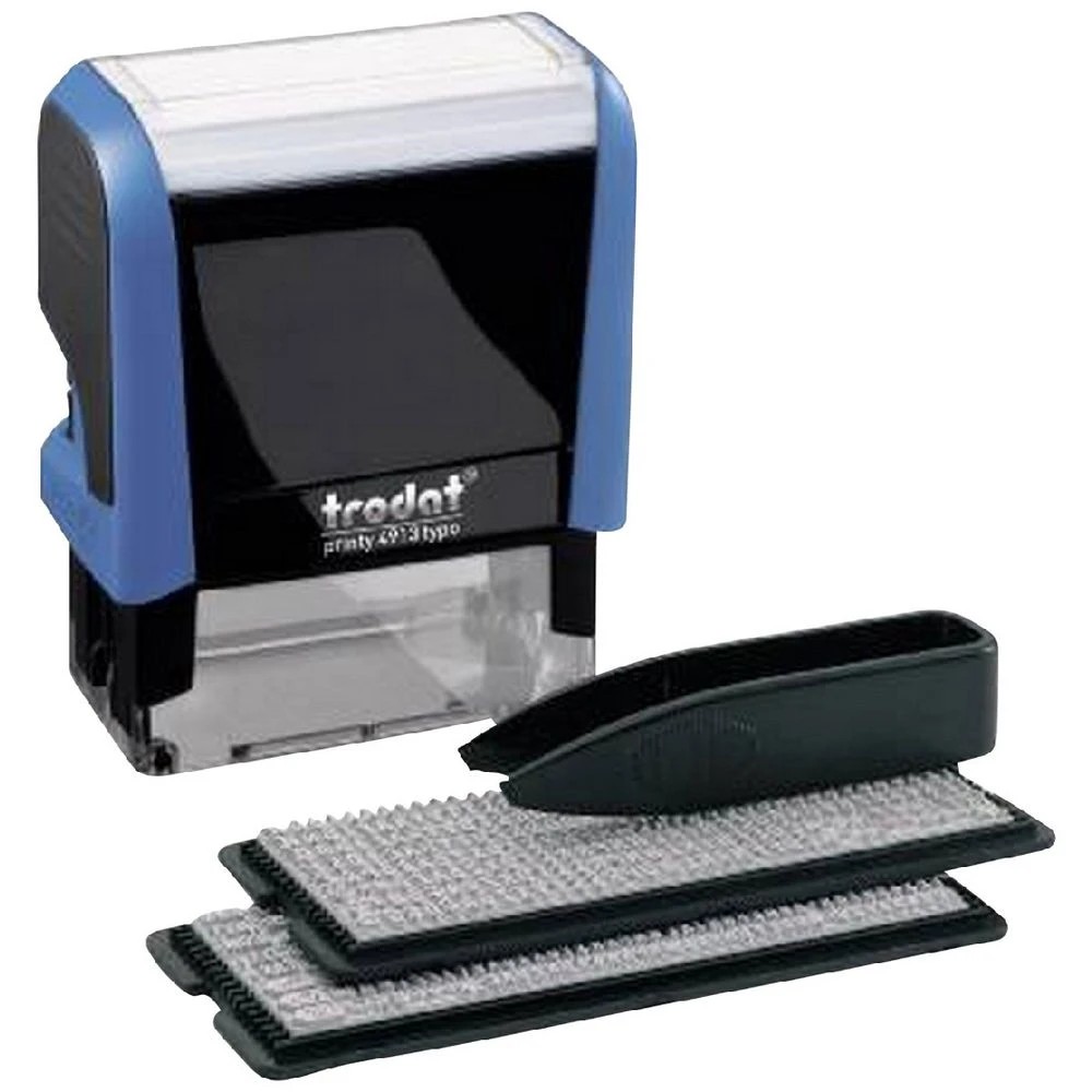1 Trodat Personalised DIY Stamp 4 Lines 3mm and 4mm Typo Set, 1 of 1