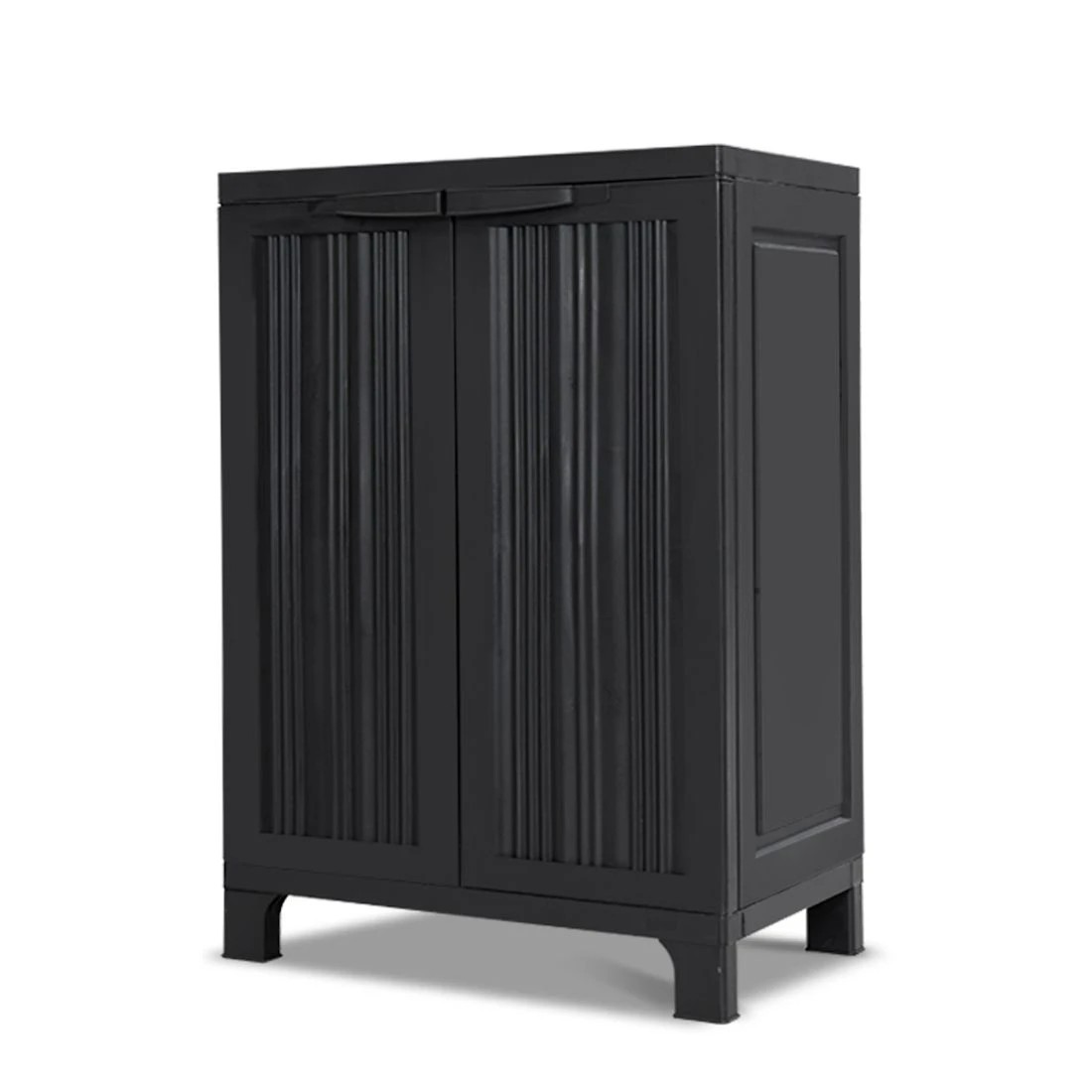 5 Gardeon Outdoor Storage Cabinet Box 92cm - Black, 5 of 8