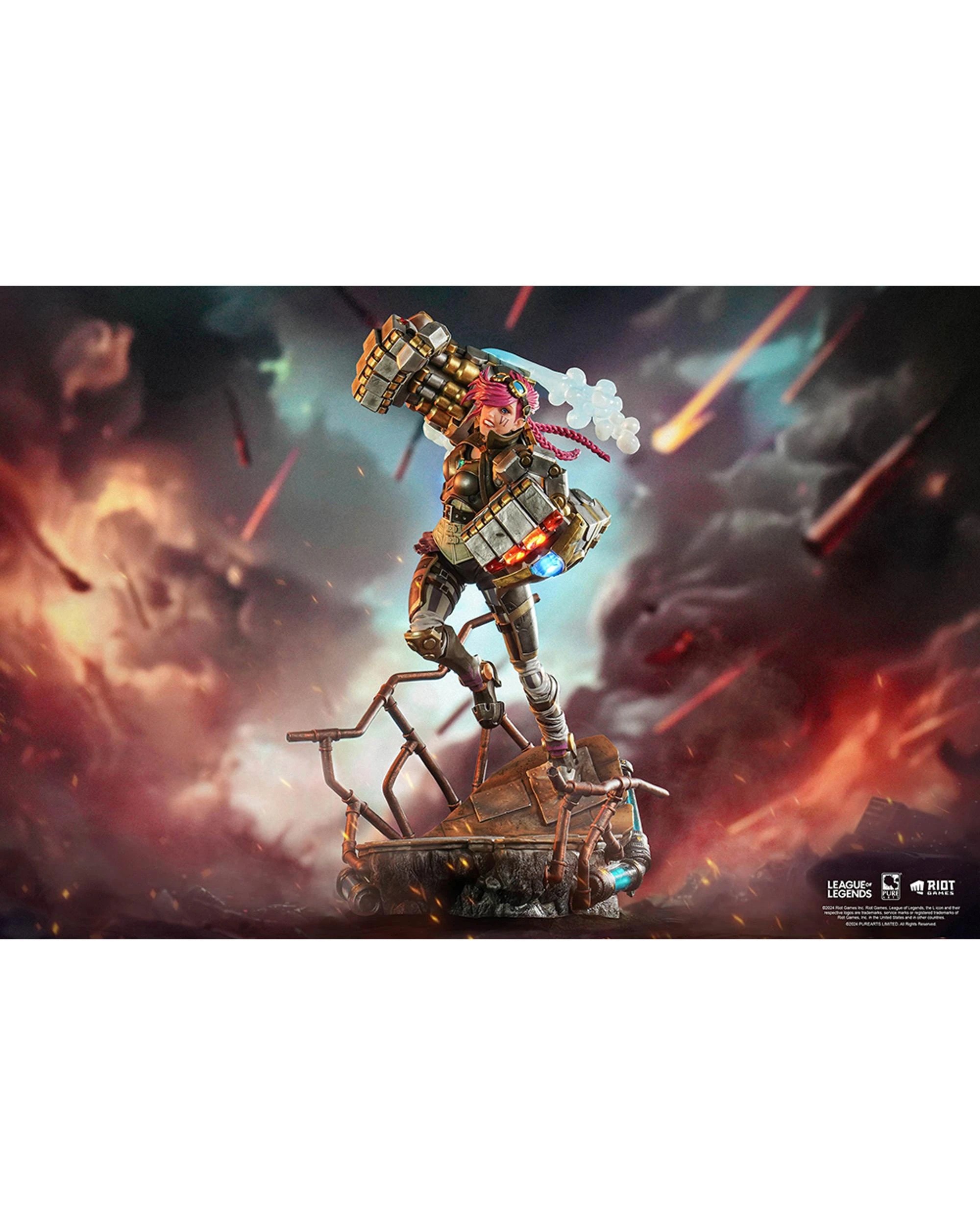 4 Pure Arts League of Legends: Vi 1:6 Scale Statue, 4 of 10