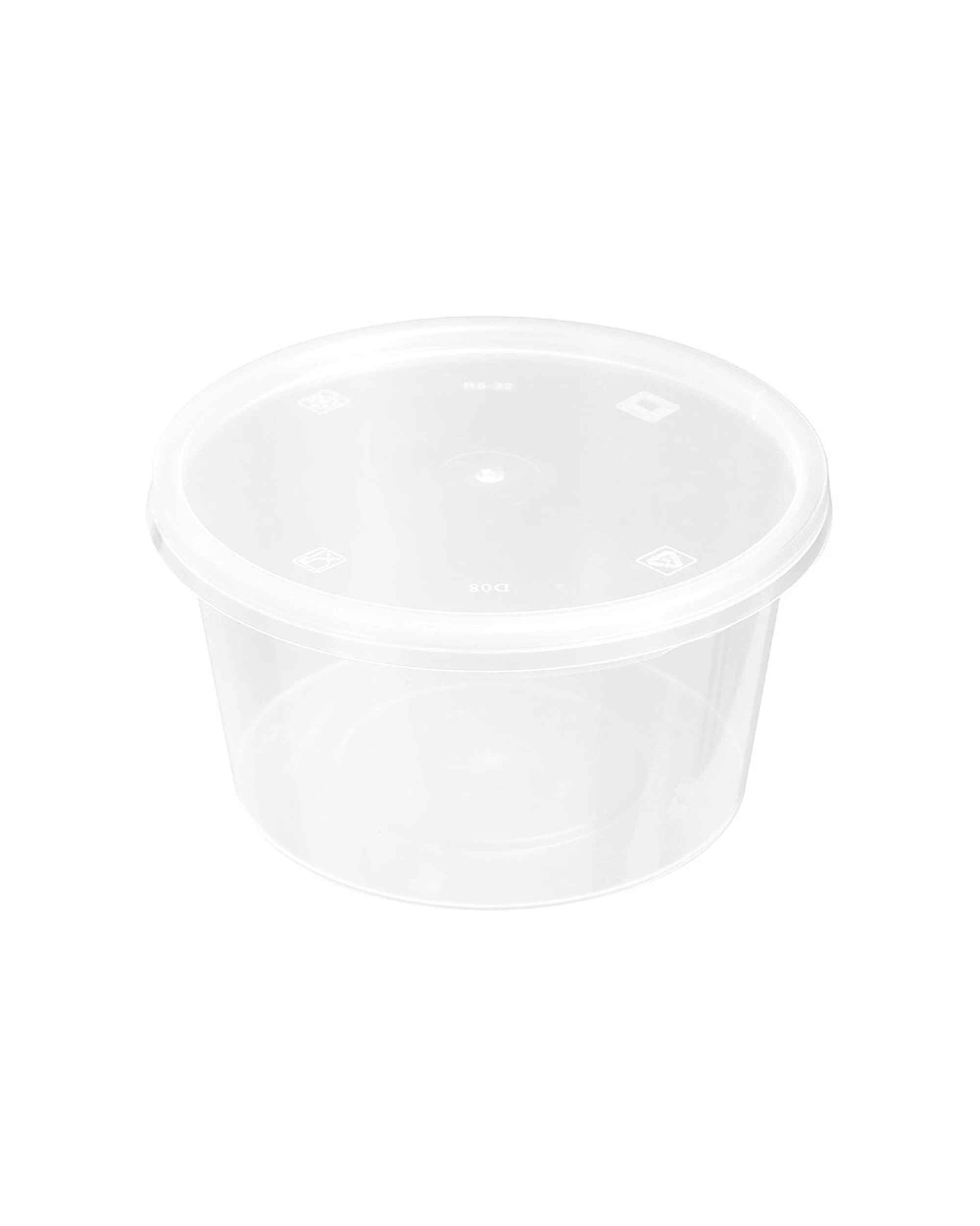 2 10pc Lemon & Lime Reusable Meal Prepping Food Storage Container Round Box 500ml
 - Multi, 2 of 6