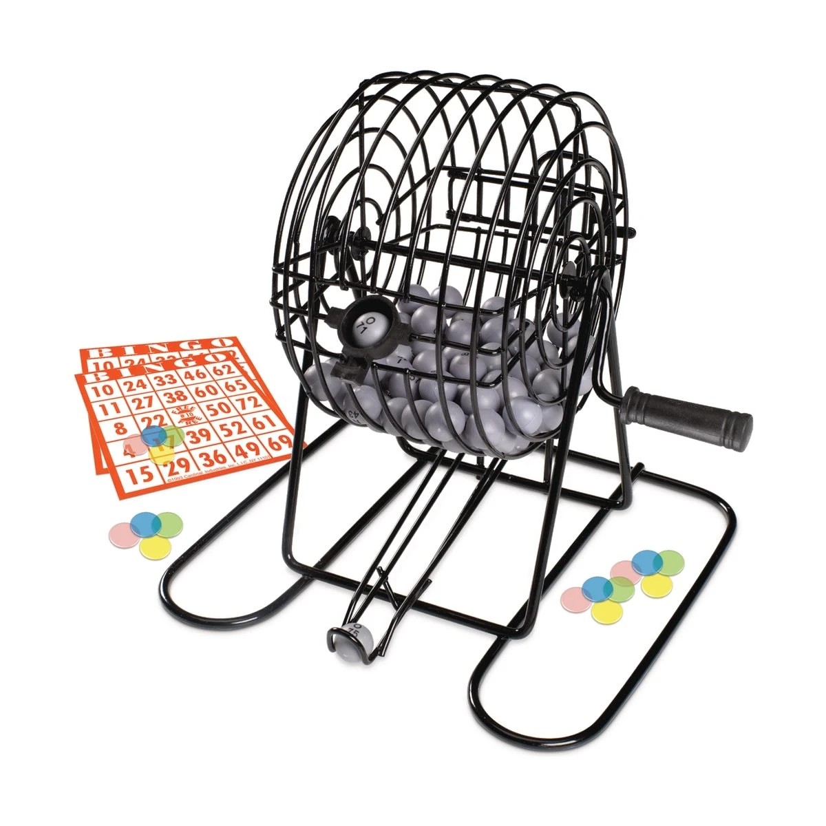3 Deluxe Metal Bingo Cage Game, 3 of 4