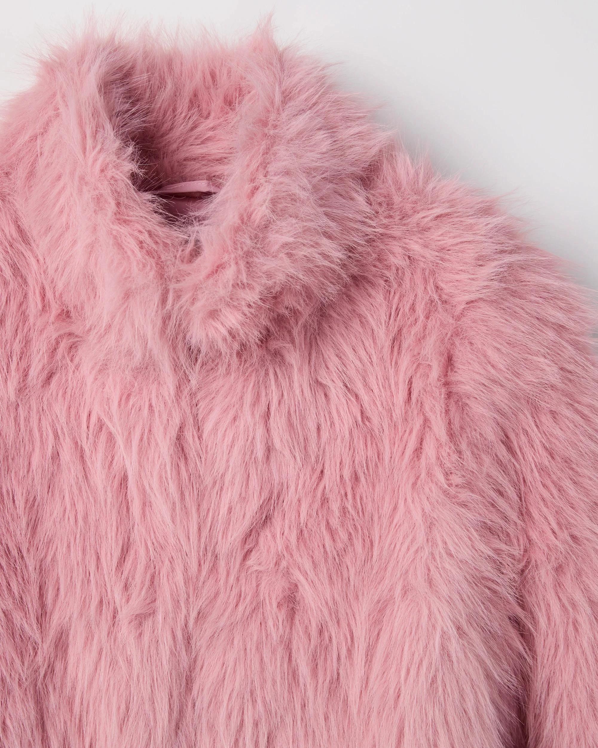 7 Target Kids Faux Fur Jacket BLUSH, 7 of 7