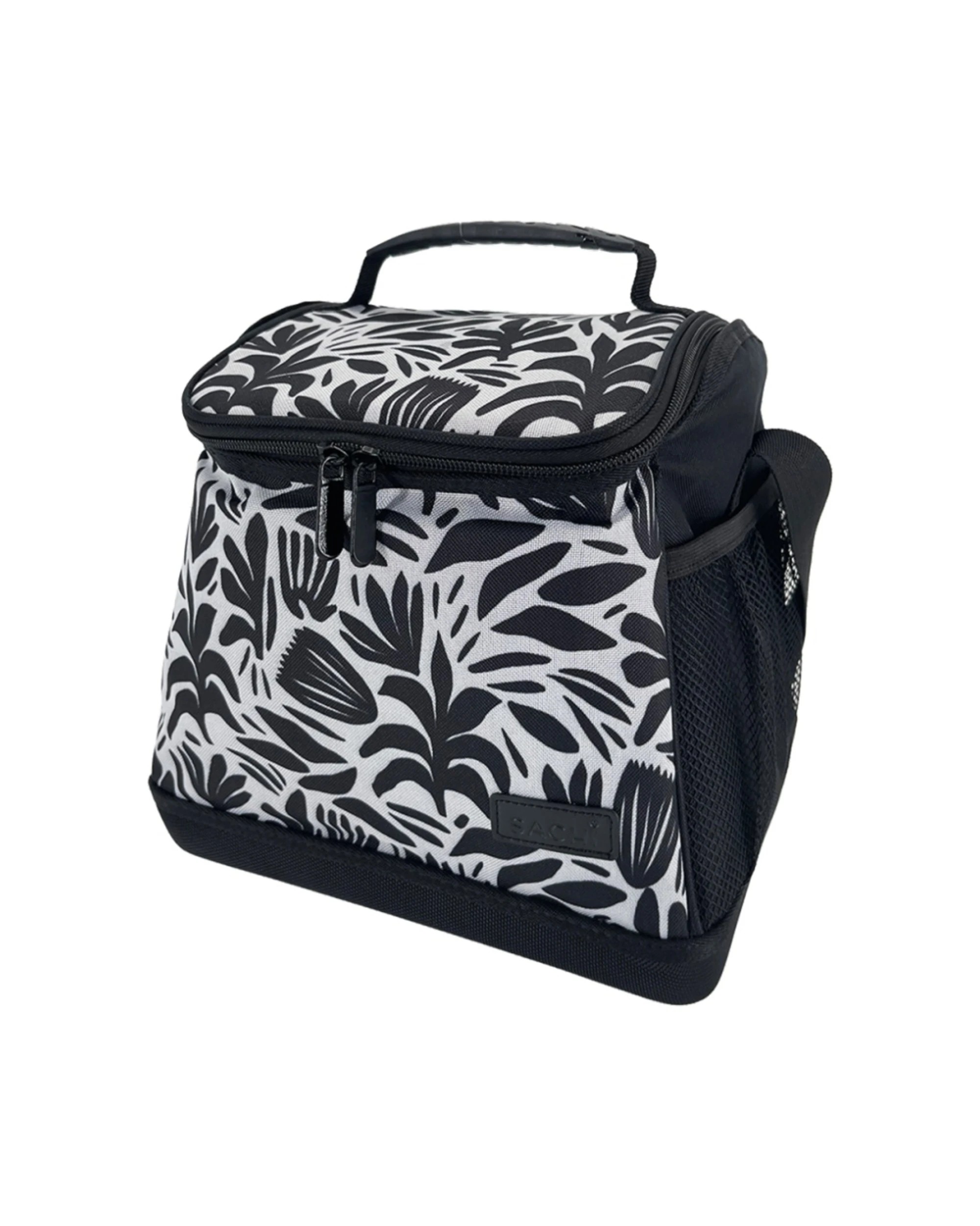 1 Sachi Weekender Insulated Cooler Bag 12L Monochrome Blooms - Pattern, 1 of 4