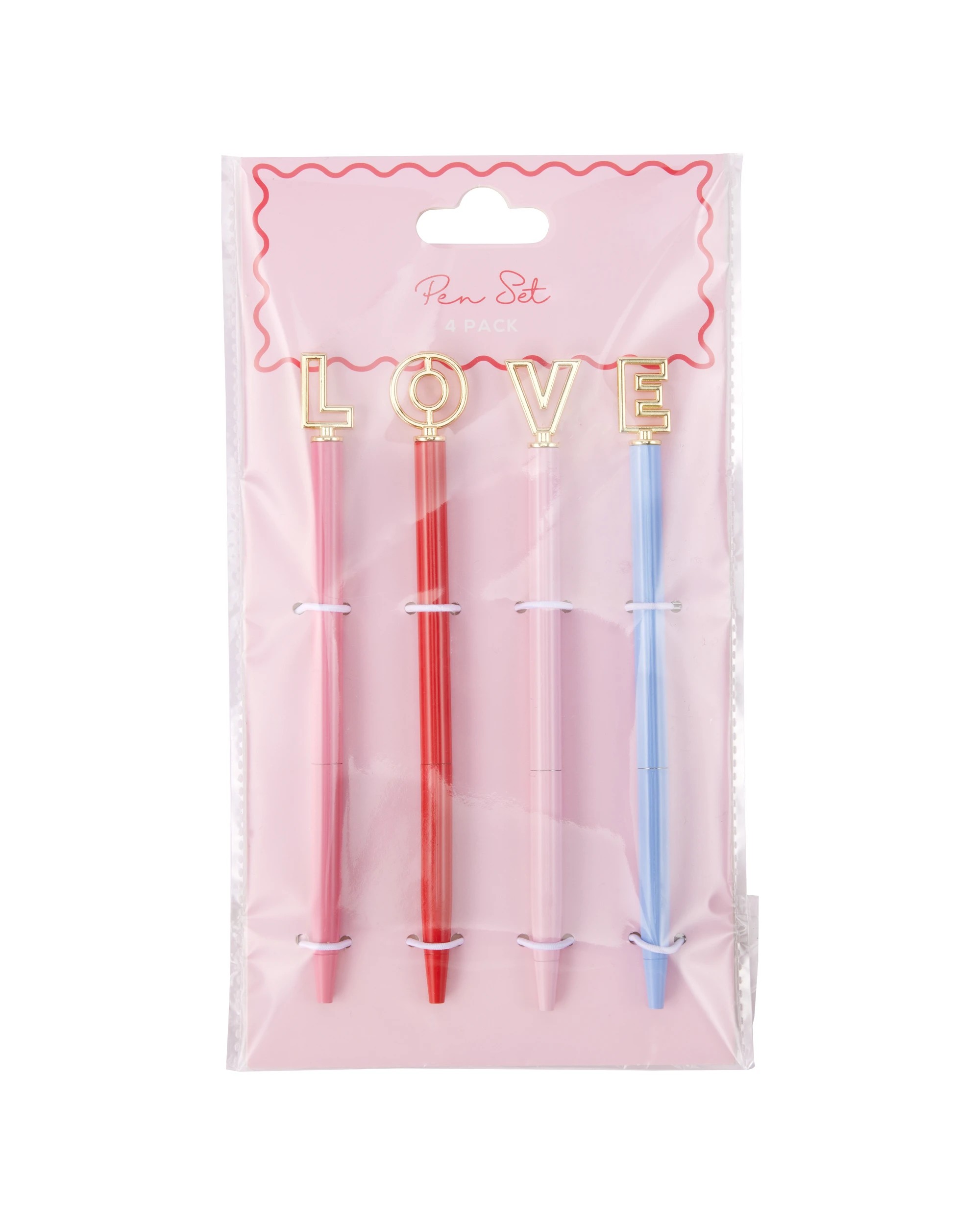 1 Valentine's Day 4 Pack Love Ballpoint Pens, 1 of 4