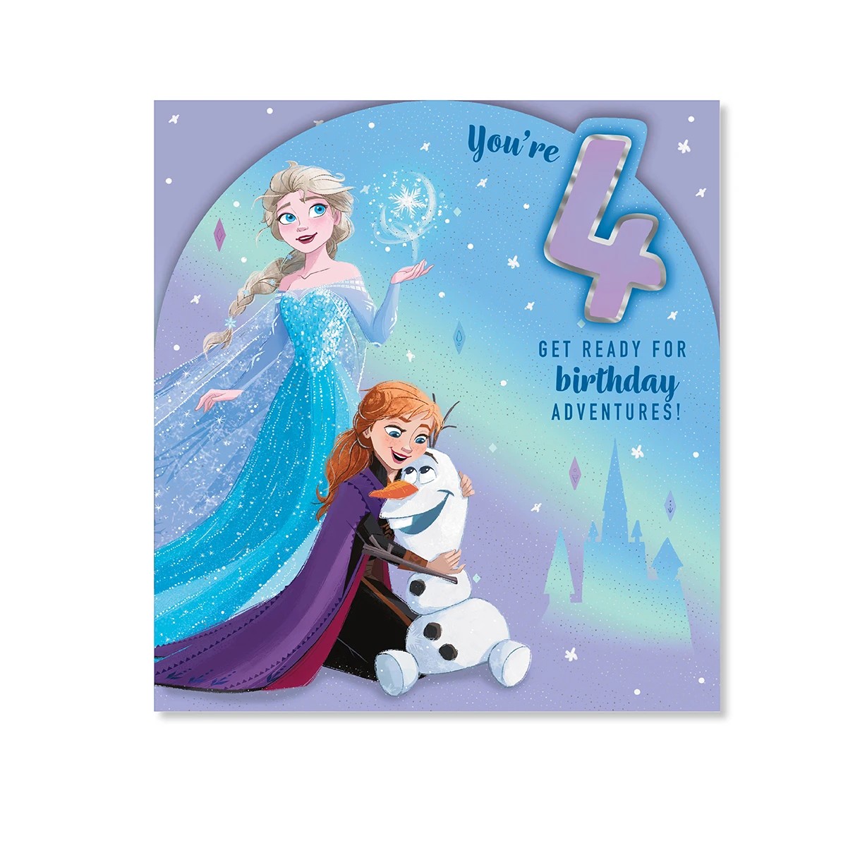 3 Hallmark 4th Birthday Card - Frozen, 3 of 3