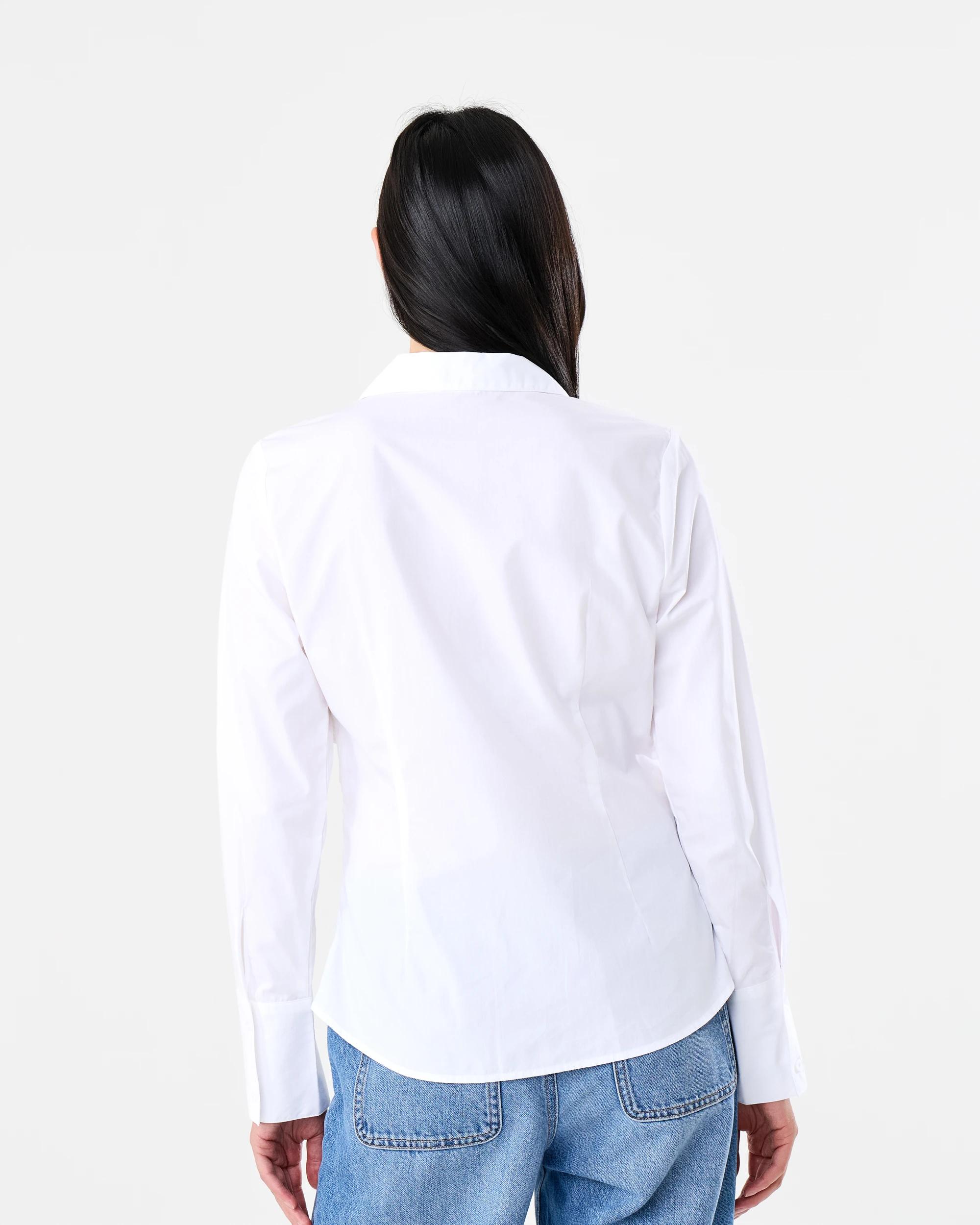 3 Long Sleeve Fitted Shirt White, 3 of 7