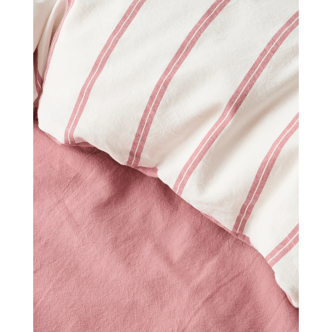 5 Arlo Stonewash Stripe Quilt Cover Set
 - King Bed
 - Pink, 5 of 6