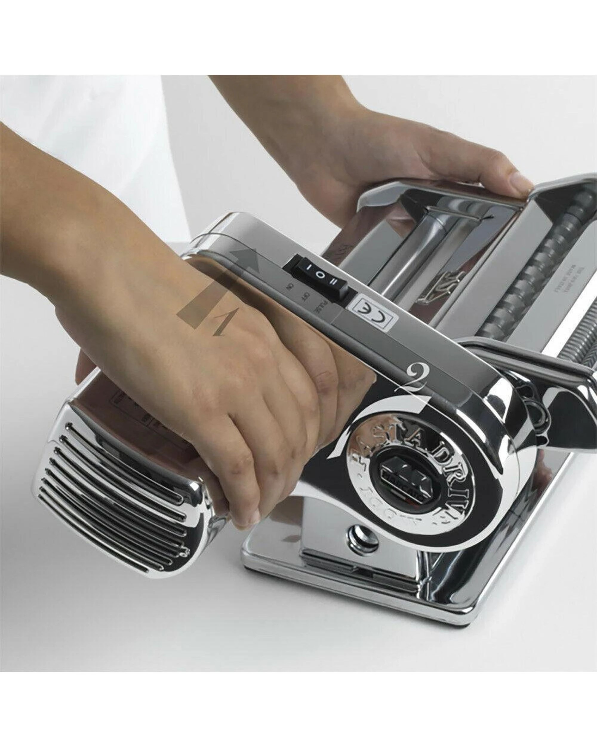 5 Marcato Atlas Electric Motor Pasta Drive Attachment Silver, 5 of 6