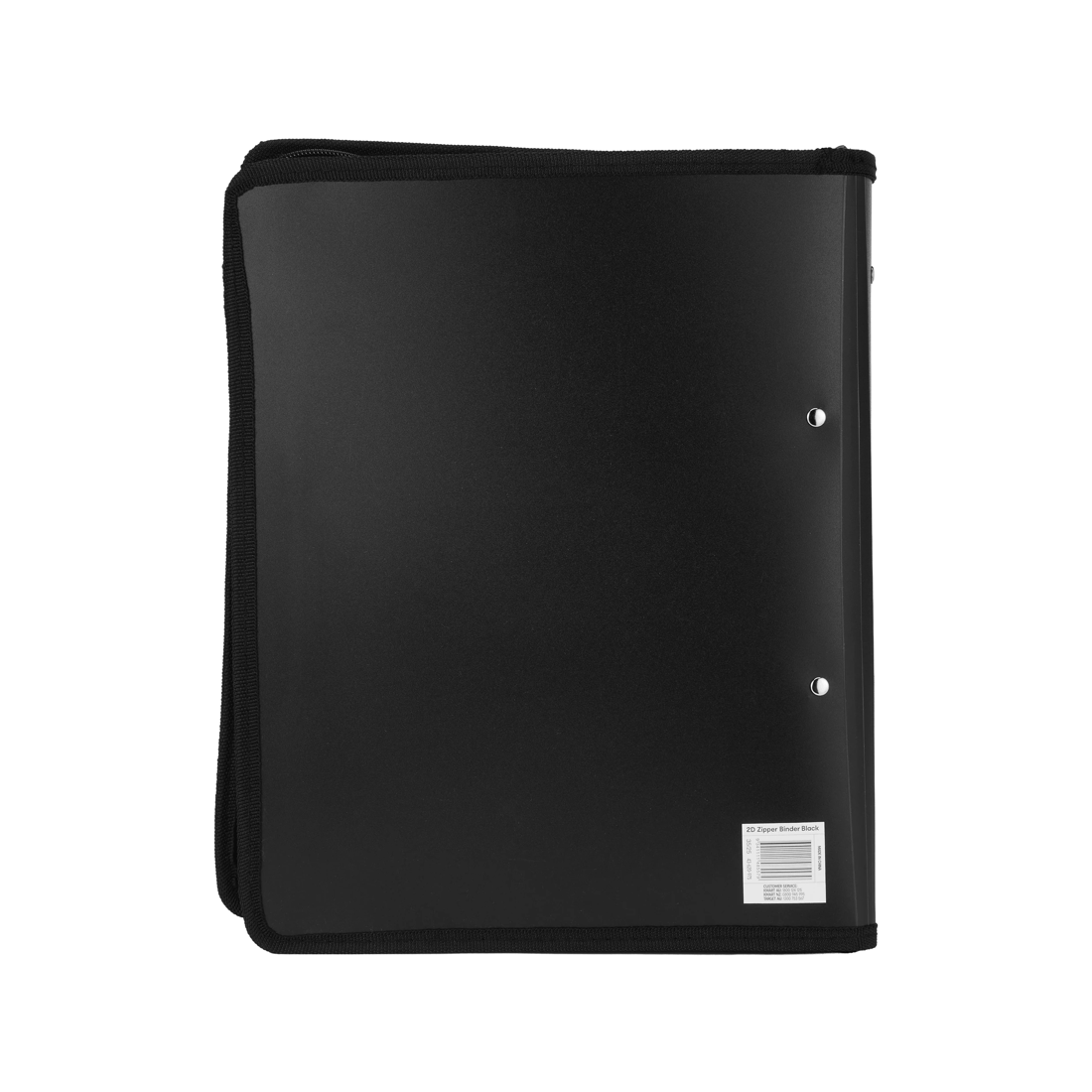 7 2D Zipper Binder - Black, 7 of 7