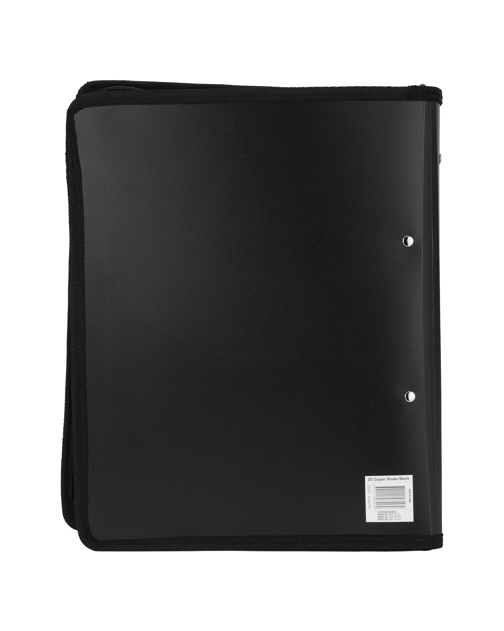 7 2D Zipper Binder - Black, 7 of 7