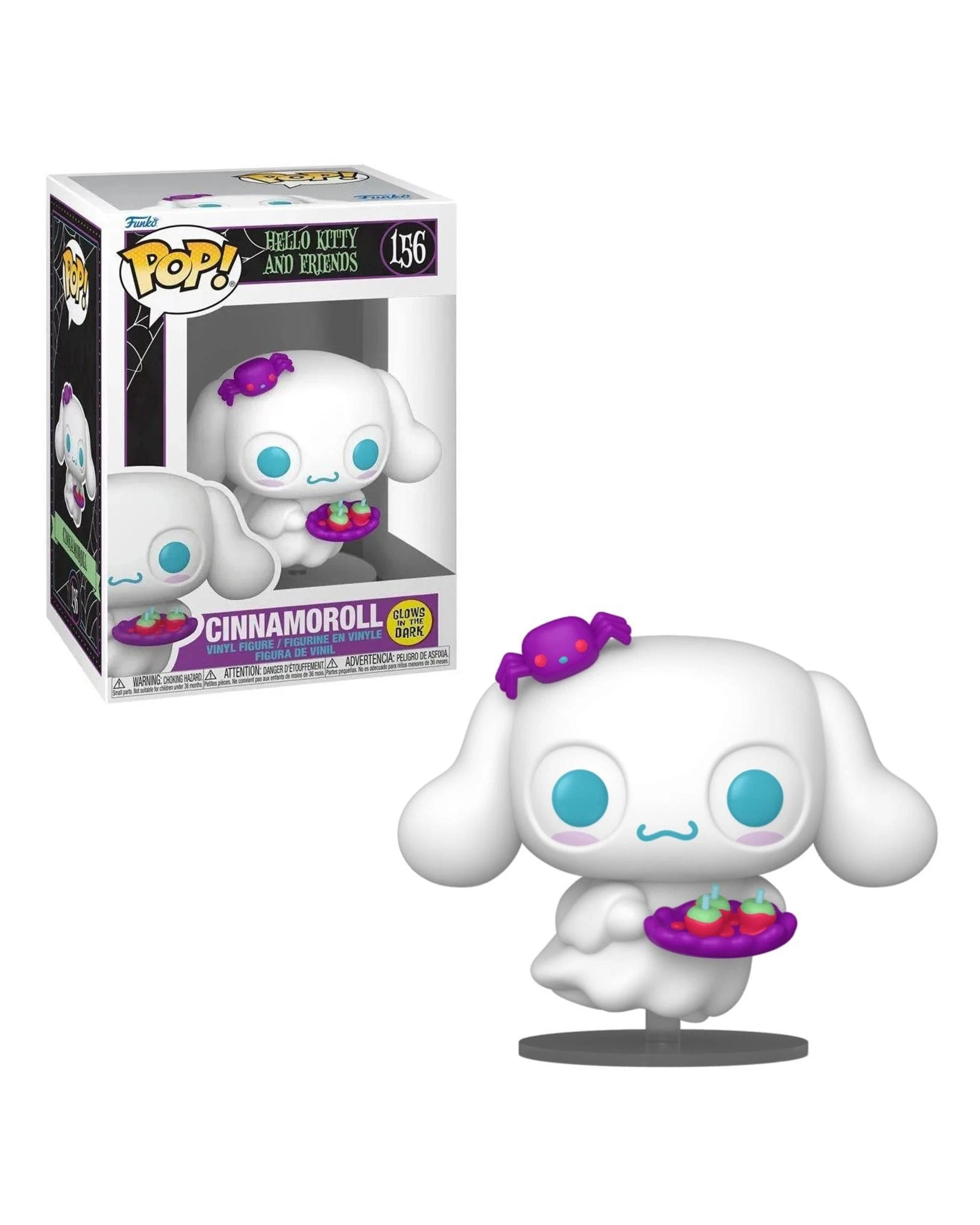1 Sanrio Hello Kitty and Friends Cinnamoroll Spooky Glow In The Dark Funko POP! Vinyl, 1 of 4