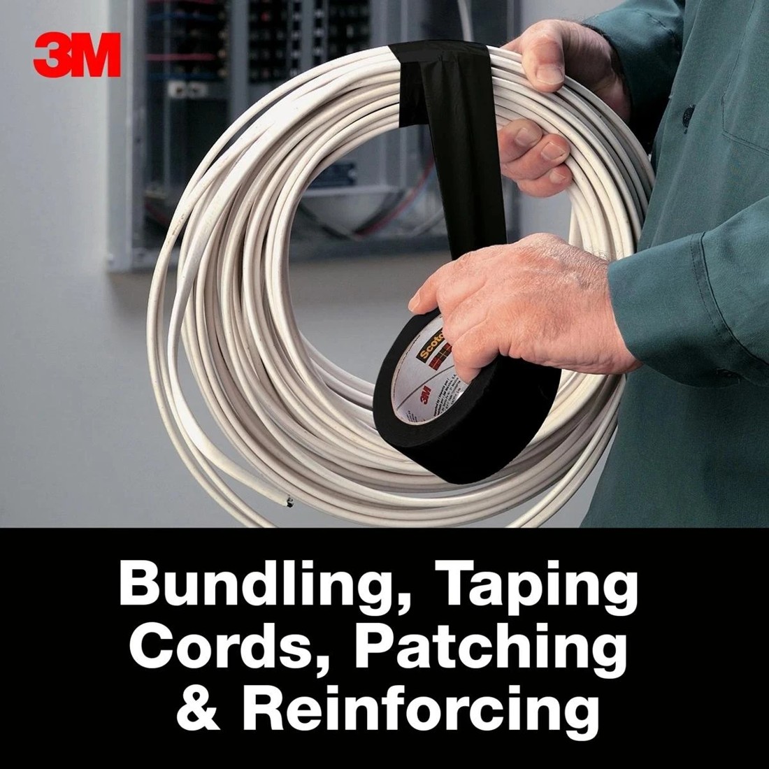 6 3M Multi Use Duct Tape - Black, 6 of 6