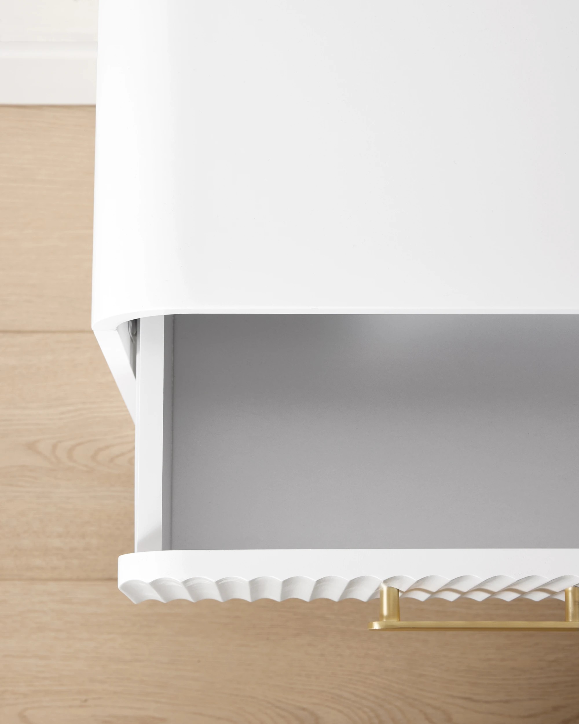 7 Luna Bedside Table - White, 7 of 9