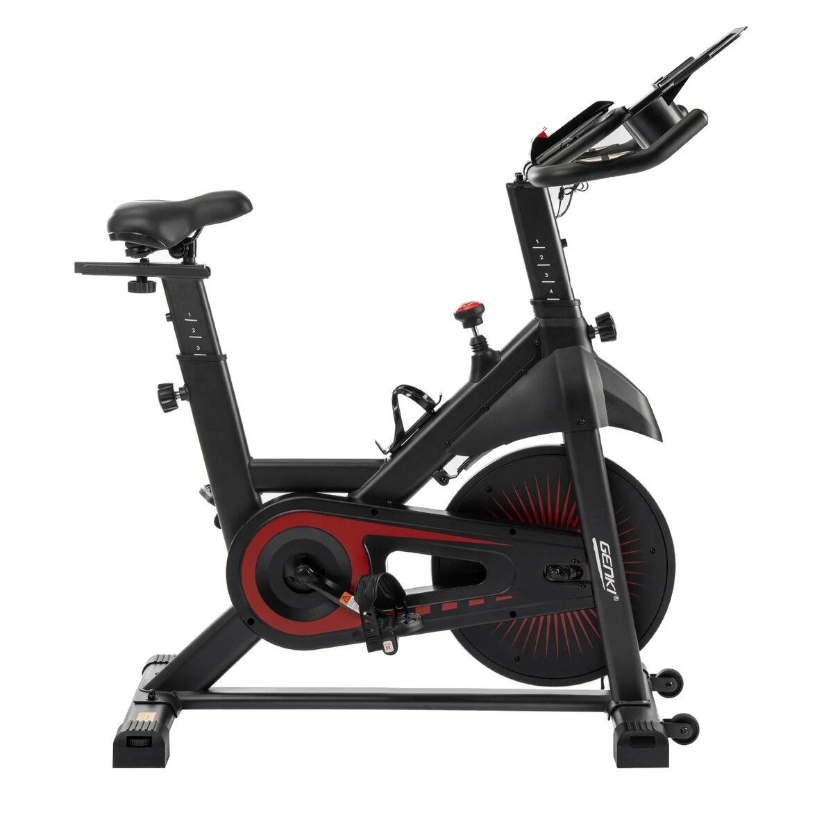 2 Genki Fitness Spin Bike Indoor Cycling Stationary Bicycle Home Exercise Adjustable, 2 of 3
