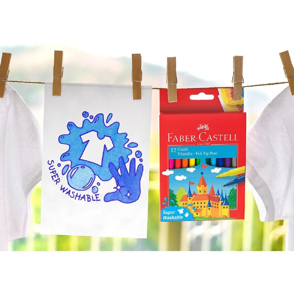 2 Faber-Castell Felt Tip Colour Markers Assorted 24 Pack, 2 of 5