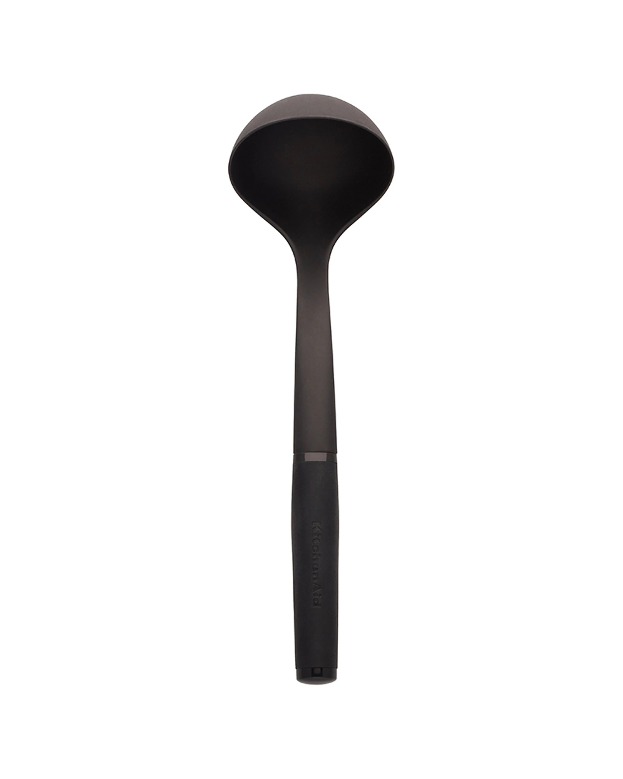 2 KitchenAid 2PK Nylon Soft Touch Ladle Heat Resistant Non-Slip Soft Grip - Black, 2 of 2