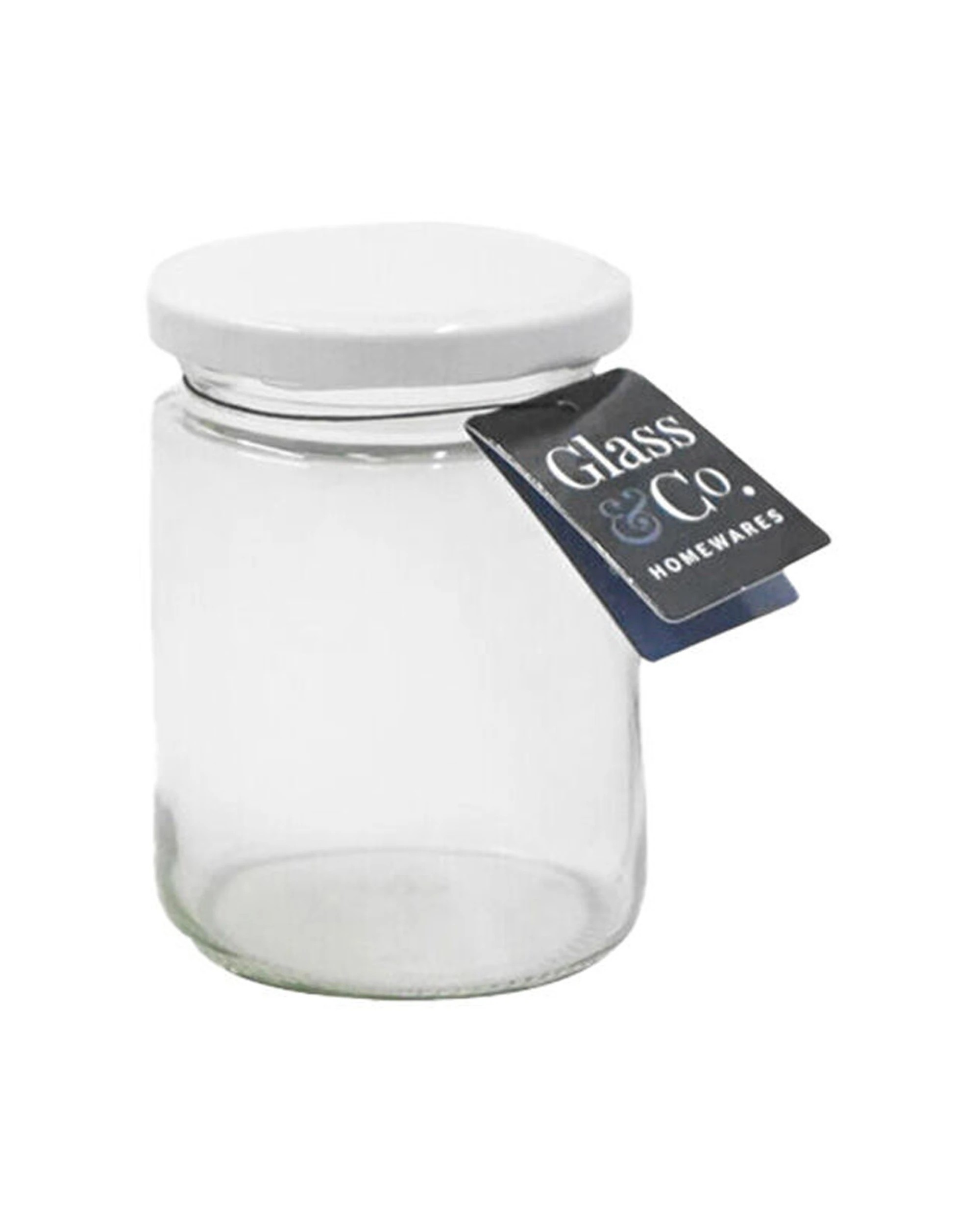 3 Glass & Co 48PK Cleo Round Small Glass Storage Jar 220ml - Assorted, 3 of 4