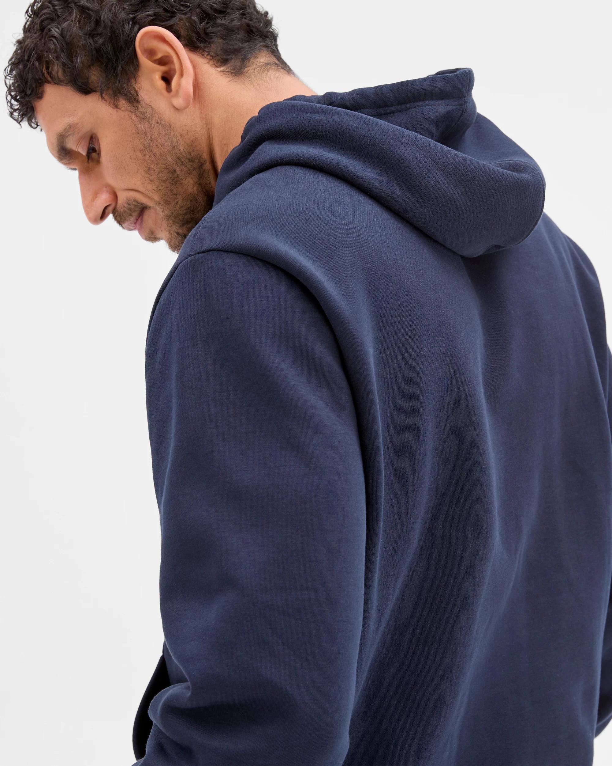 4 Target Man Australian Cotton Blend Popover Hoodie NAVY, 4 of 6