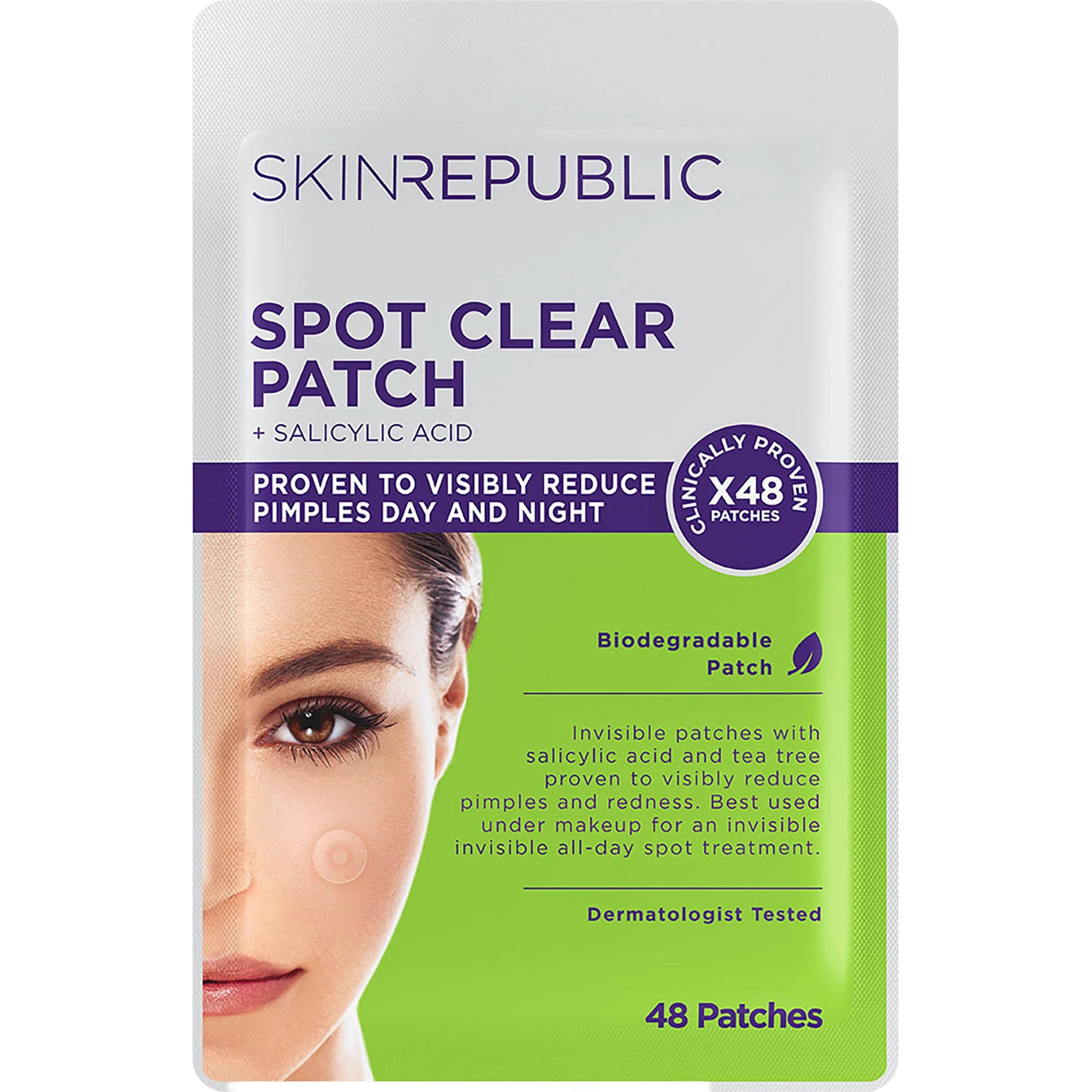 1 Skin Republic 48 Pack Spot Clear Anti Pimple Patches - Salicylic Acid, 1 of 5