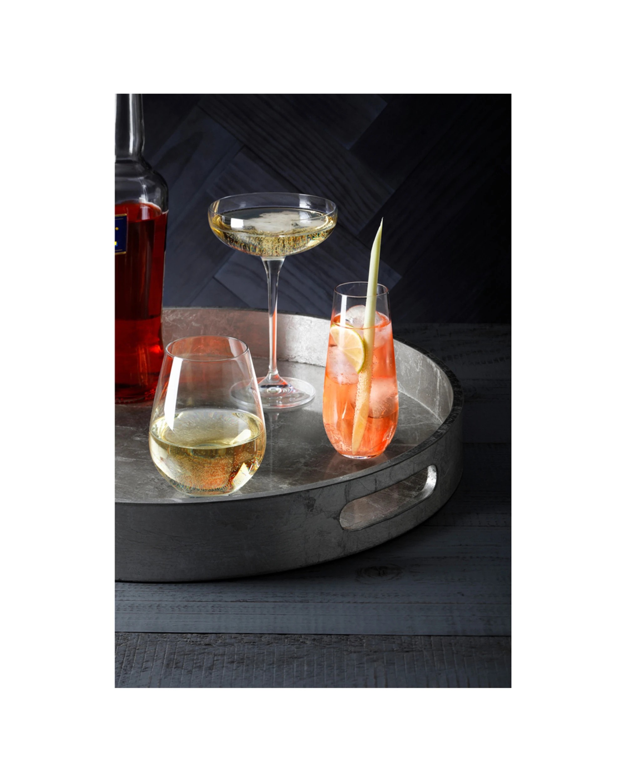 6 Krosno Harmony 6-Piece Stemmed Coupe Champagne Glasses 240ml - Plain, 6 of 9