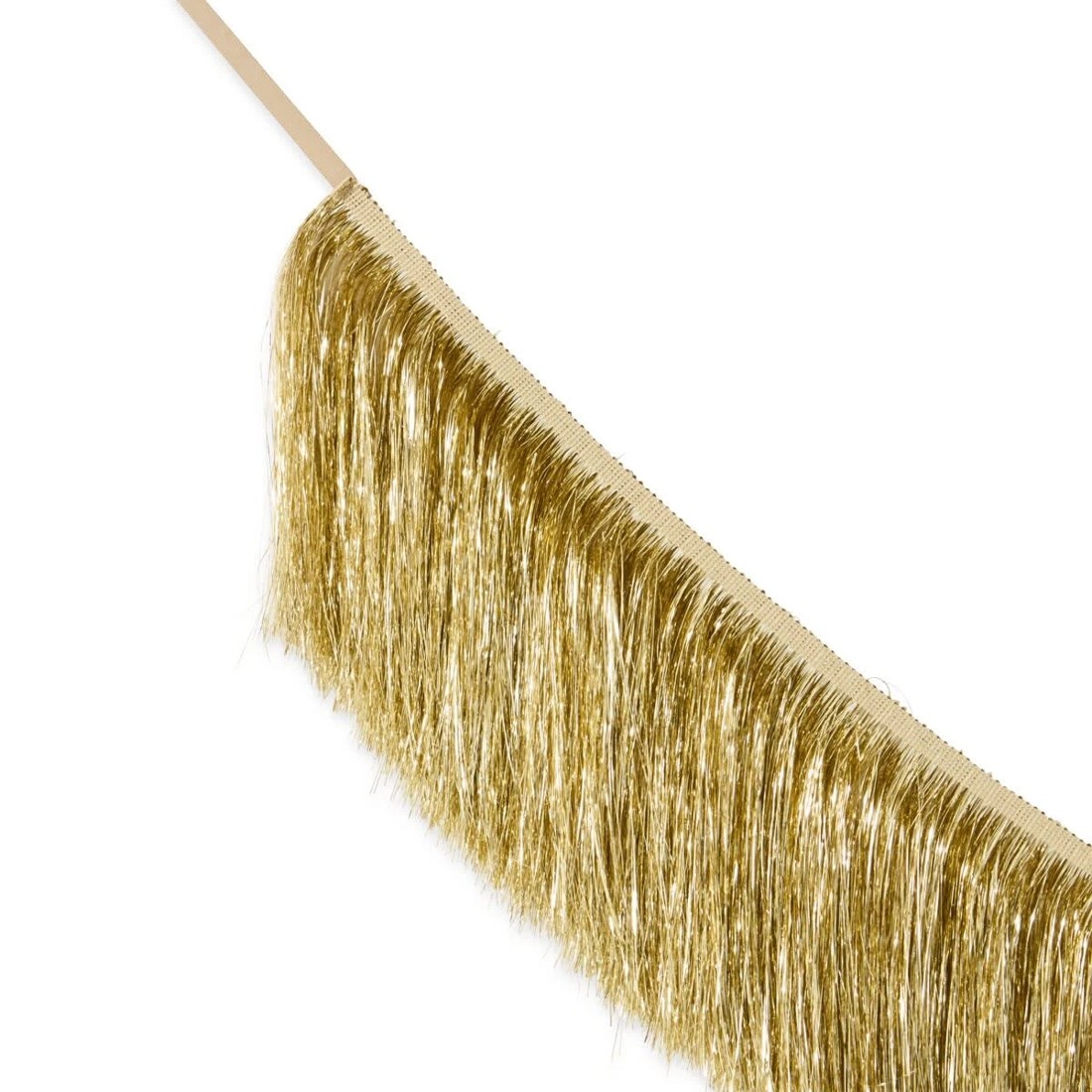 3 Gold Look Tassel Fringe Garland, 3 of 5