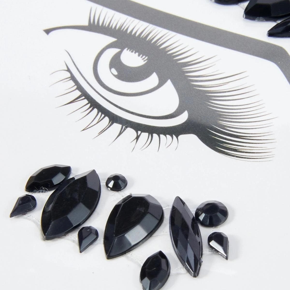 2 OXX Cosmetics 77 Piece Halloween Face Gems - Dark Fairy, 2 of 7