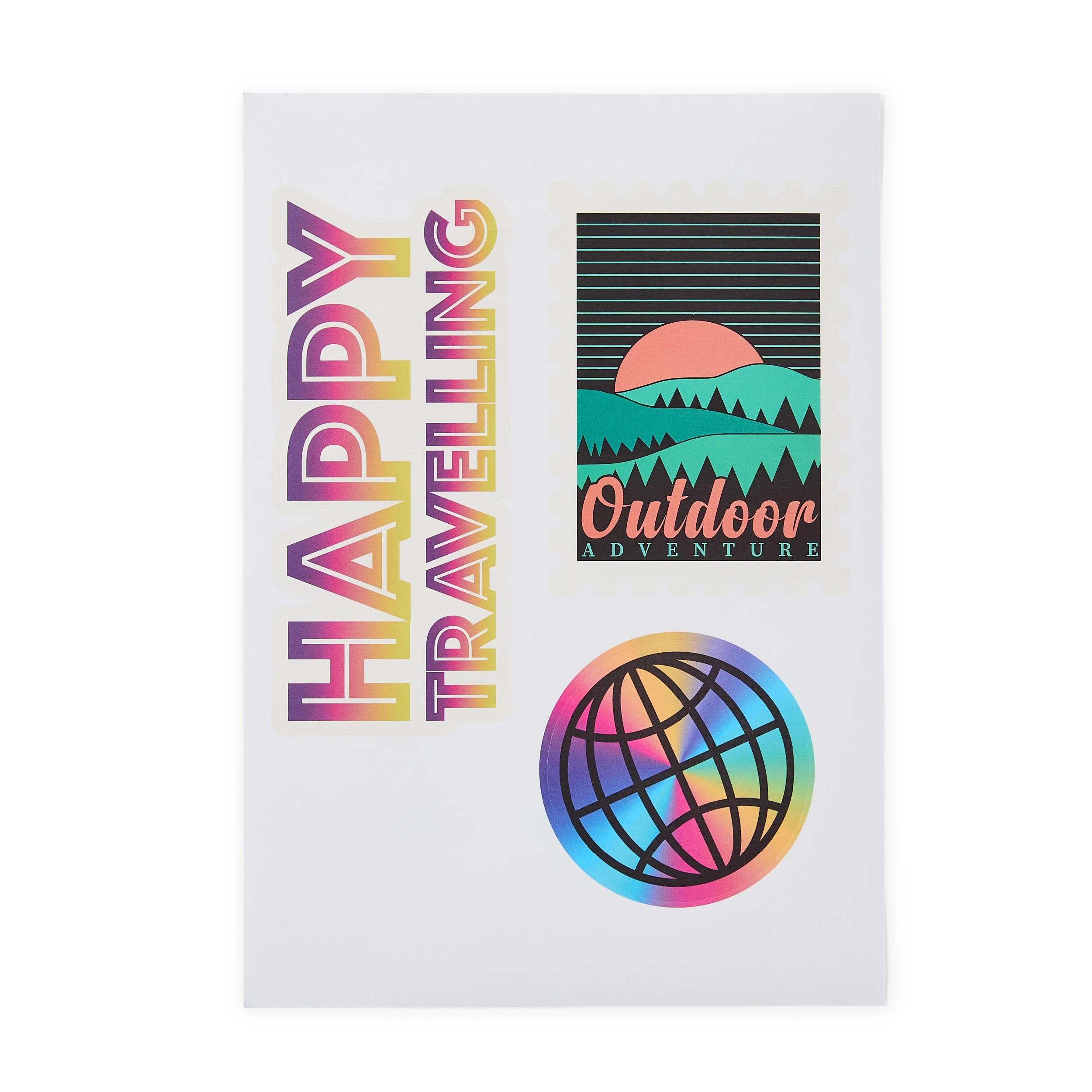 7 48cm Trunk Hard Case with Stickers - Silver Look, 7 of 10