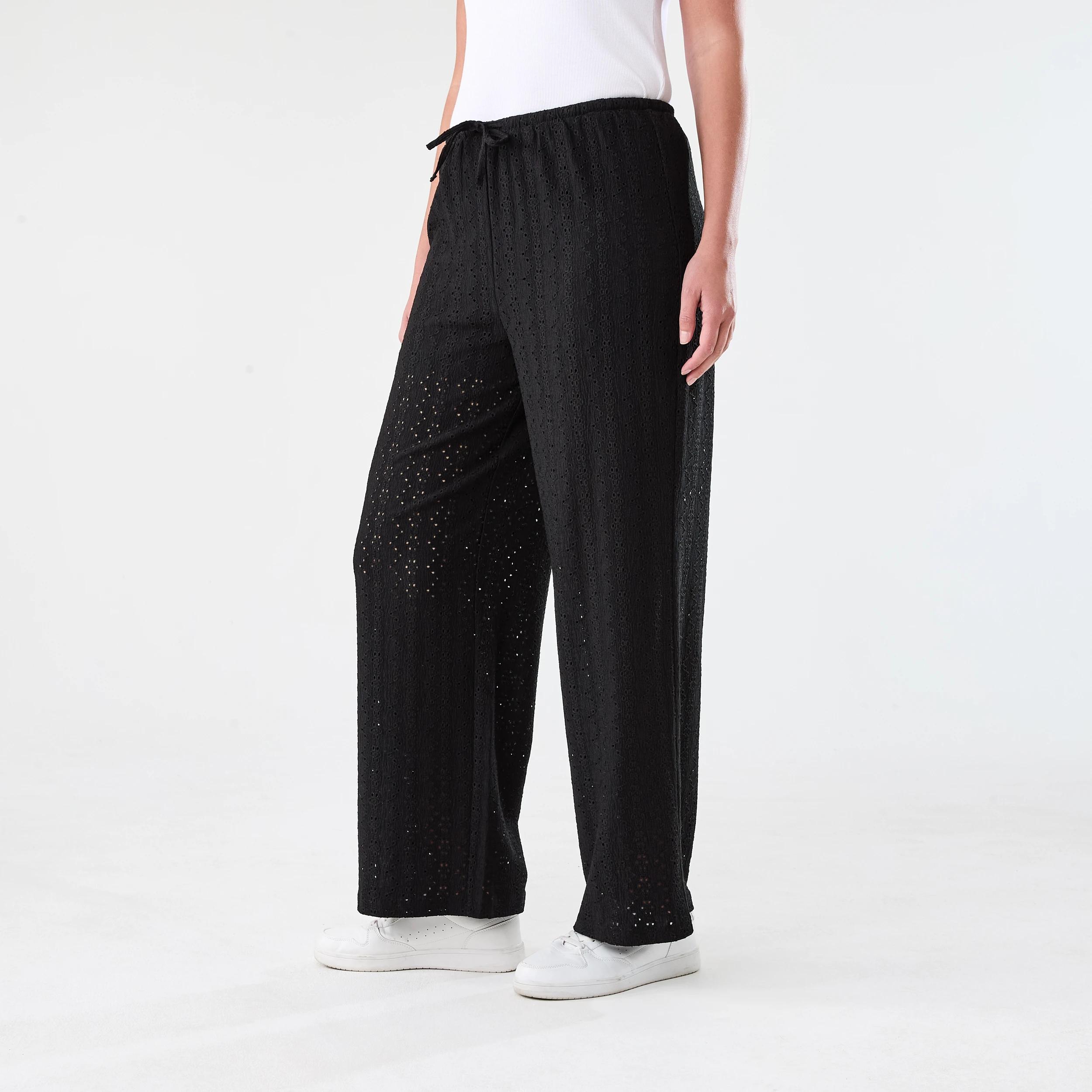 2 Broderie Pants Black, 2 of 5