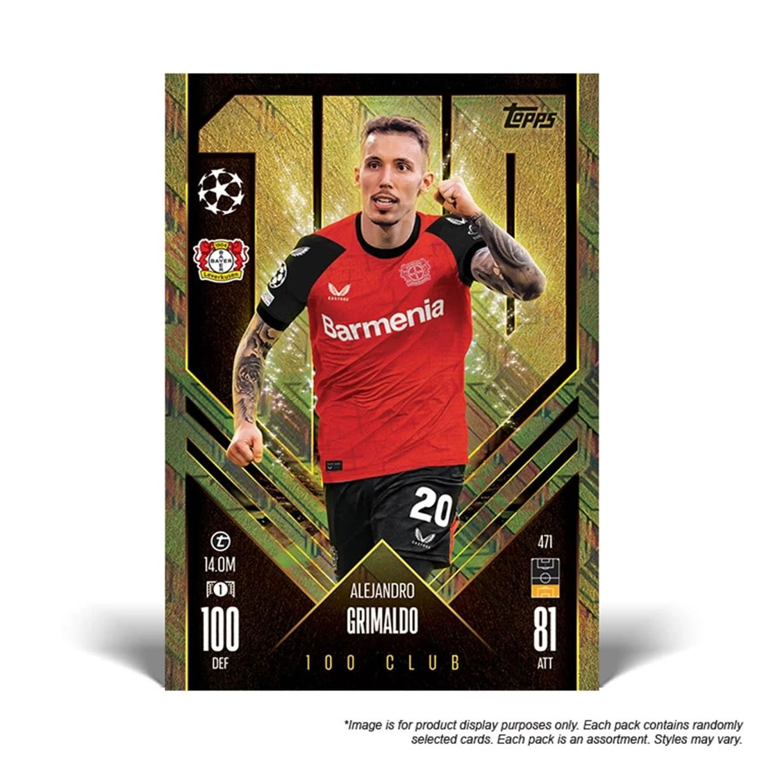 10 Topps Match Attax UEFA League Season 2024/2025 Booster Tin Set - Assorted, 10 of 10