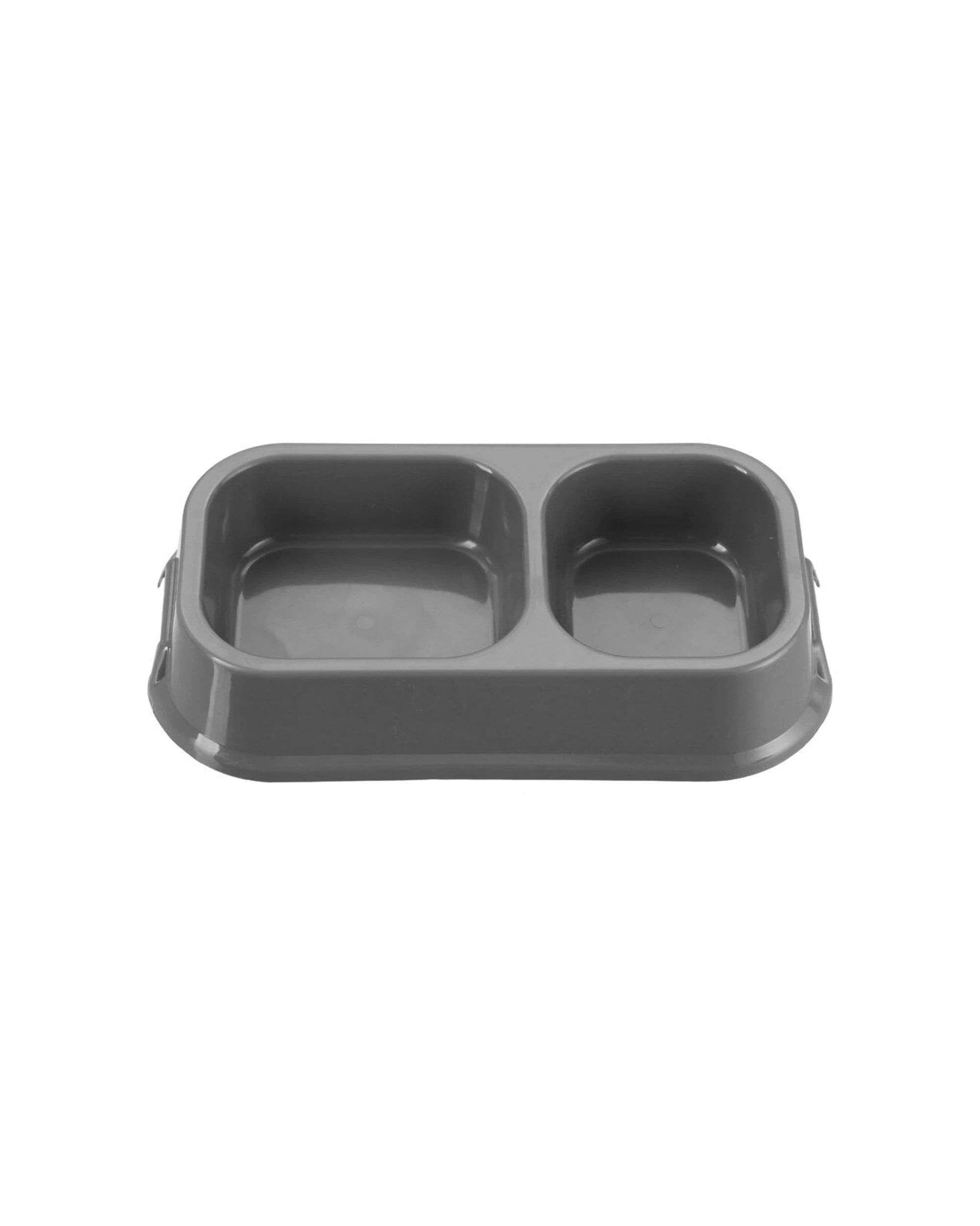 4 Paws And Claws 3pc Pet Essentials Large Square Dual Pet Bowl 32cm - Multi, 4 of 4