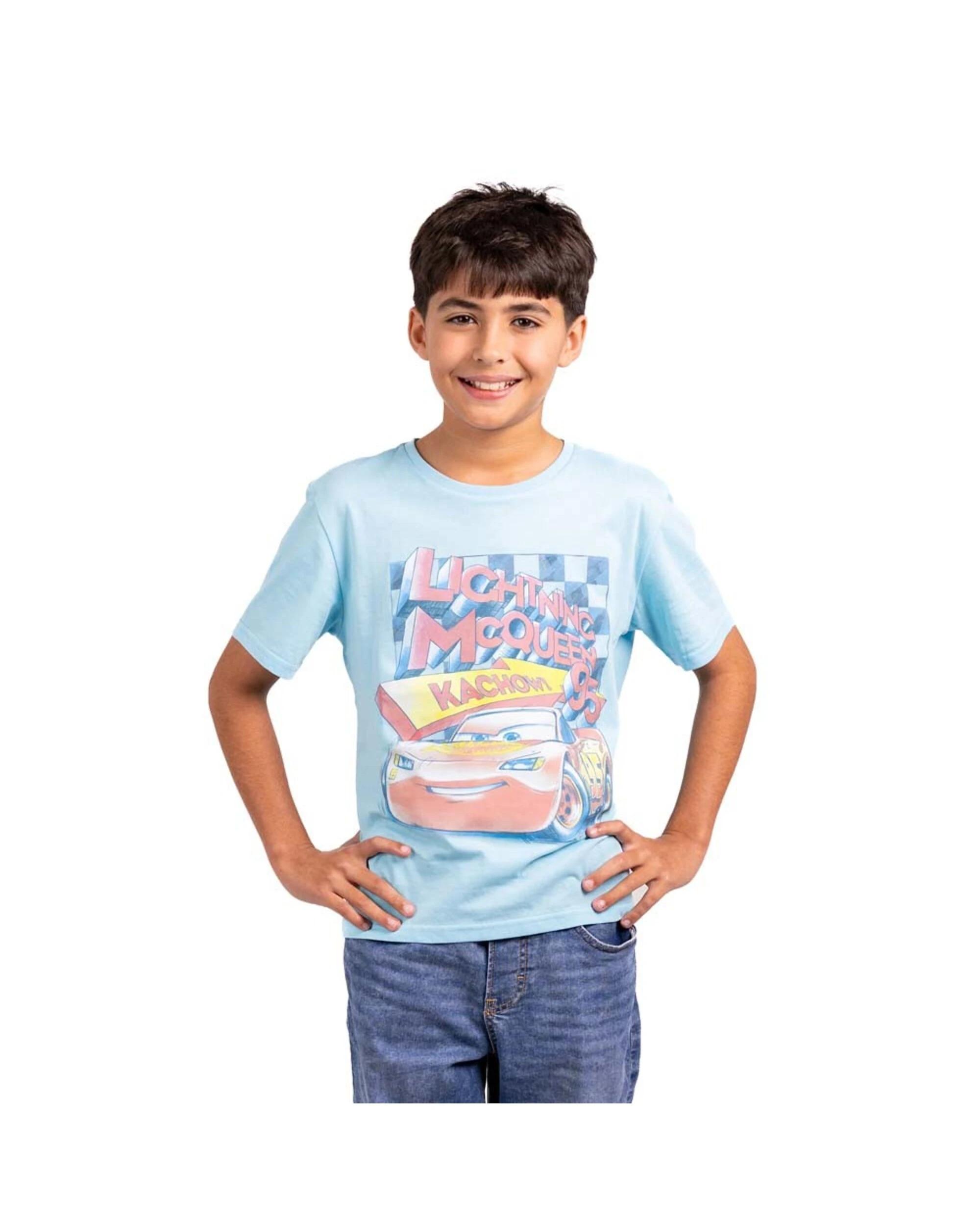 Disney - Cars - Lightning McQueen Kachow! Youth T-Shirt - Kmart