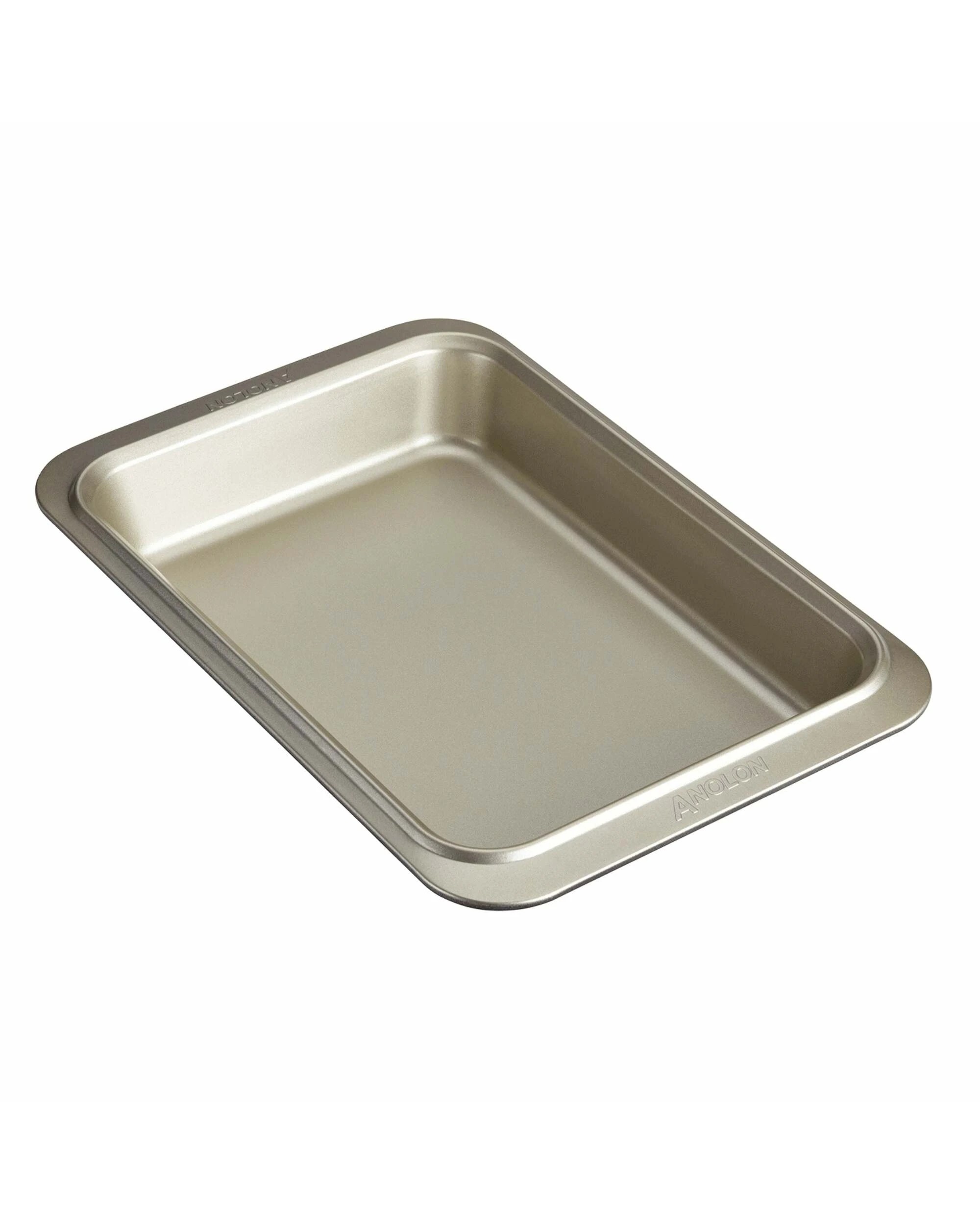 1 Anolon Ceramic Reinforced Rectangular Baking Pan 23 x 33cm - Black, 1 of 1