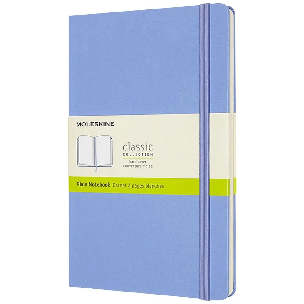 1 Moleskine Classic Hardcover Large 240pg Notebook Soft Blue, 1 of 4