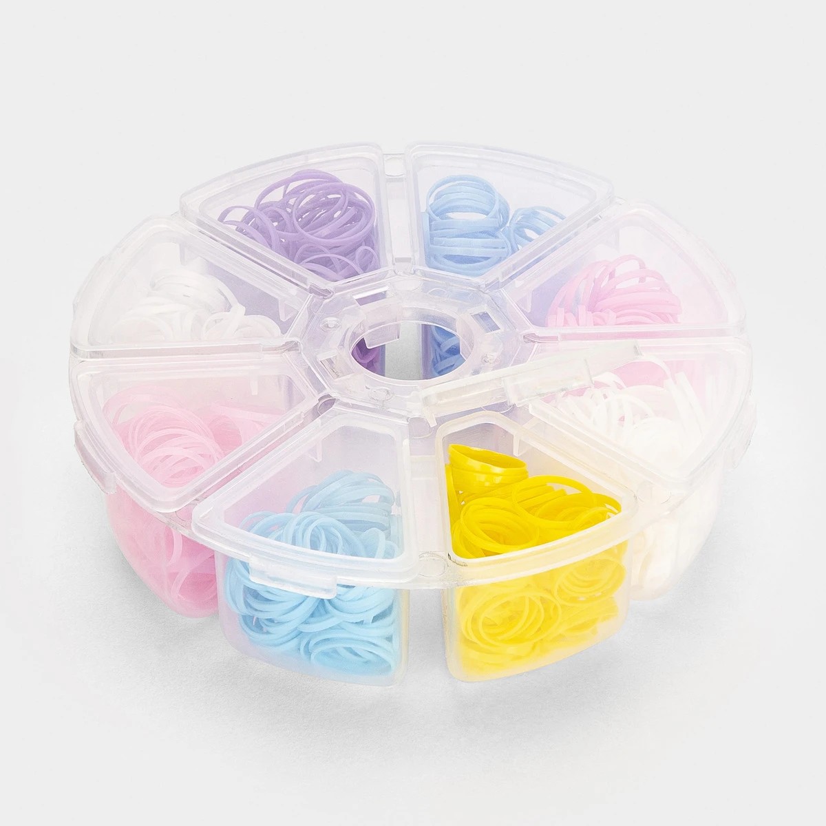 3 Silicone Hair Ties - Rainbow, 3 of 5