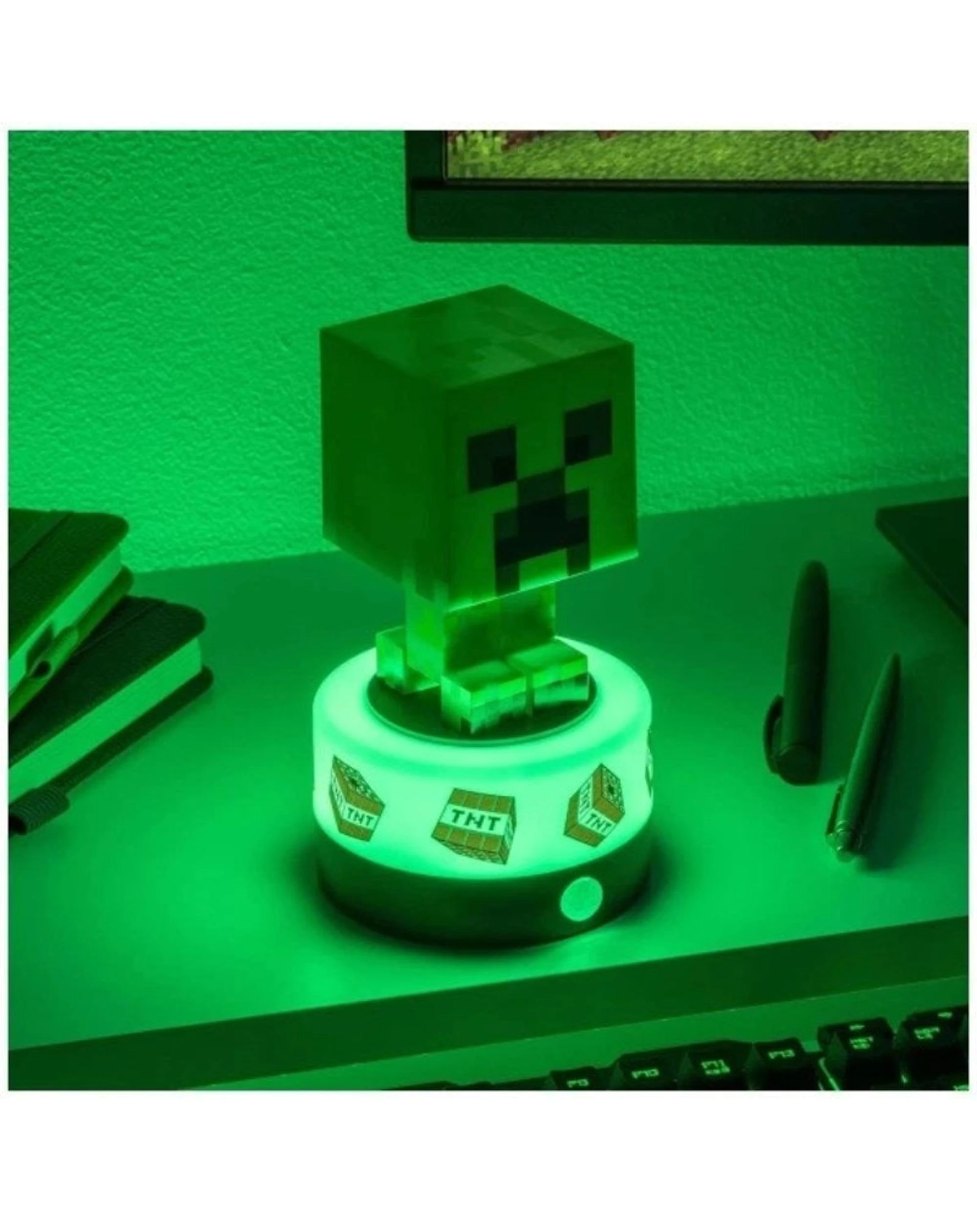 2 Paladone Minecraft Creeper Icon Room Guards Light, 2 of 2