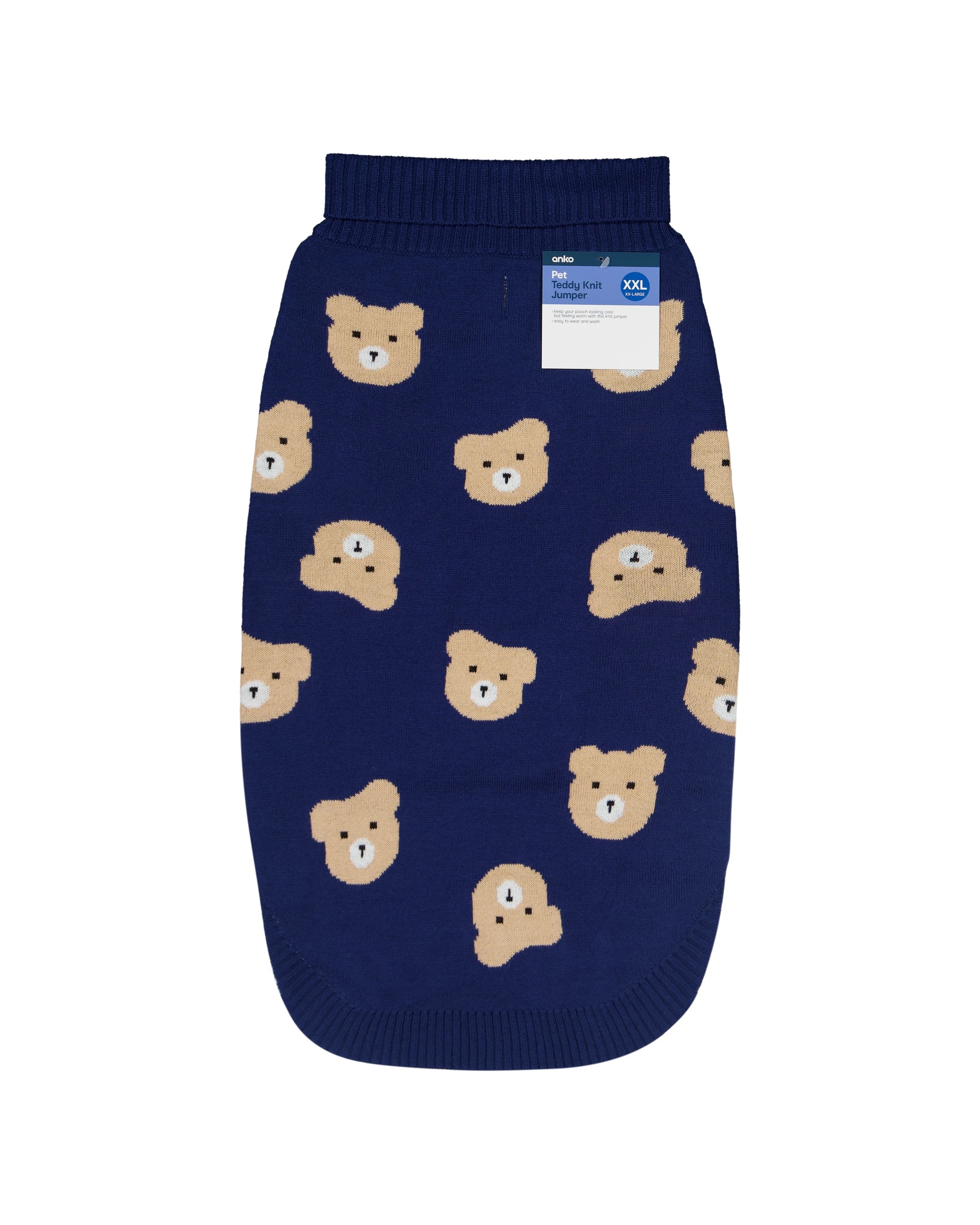 9 Pet Teddy Knit Jumper - Extra Extra Large, 9 of 9