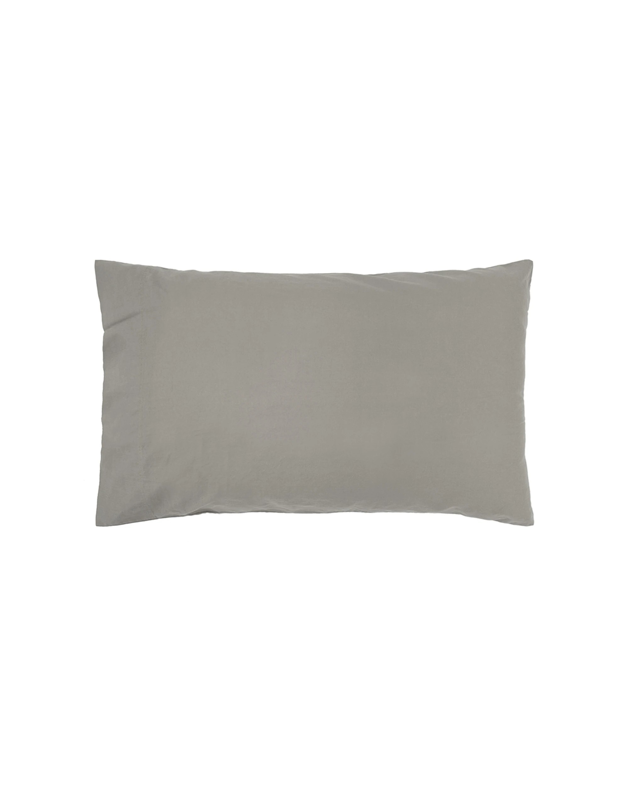 3 Bambury Temple Organic Cotton Sheet Set Home Bedding - Single Bed - Grey, 3 of 3