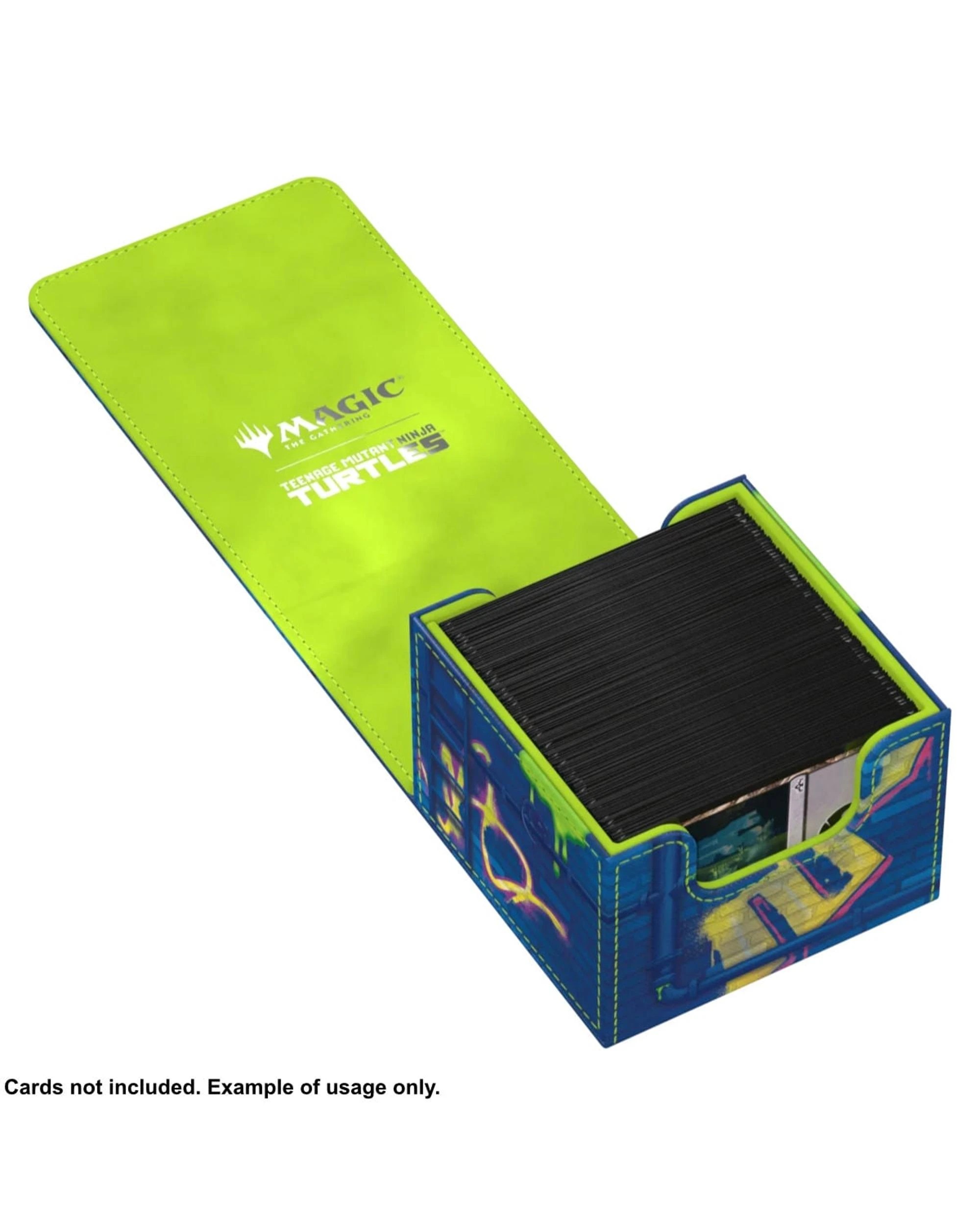 9 Ultimate Guard Magic The Gathering Teenage Mutant Ninja Turtles Sidewinder 133+ Xenoskin Sewer Walls Beck Box - Blue, 9 of 10