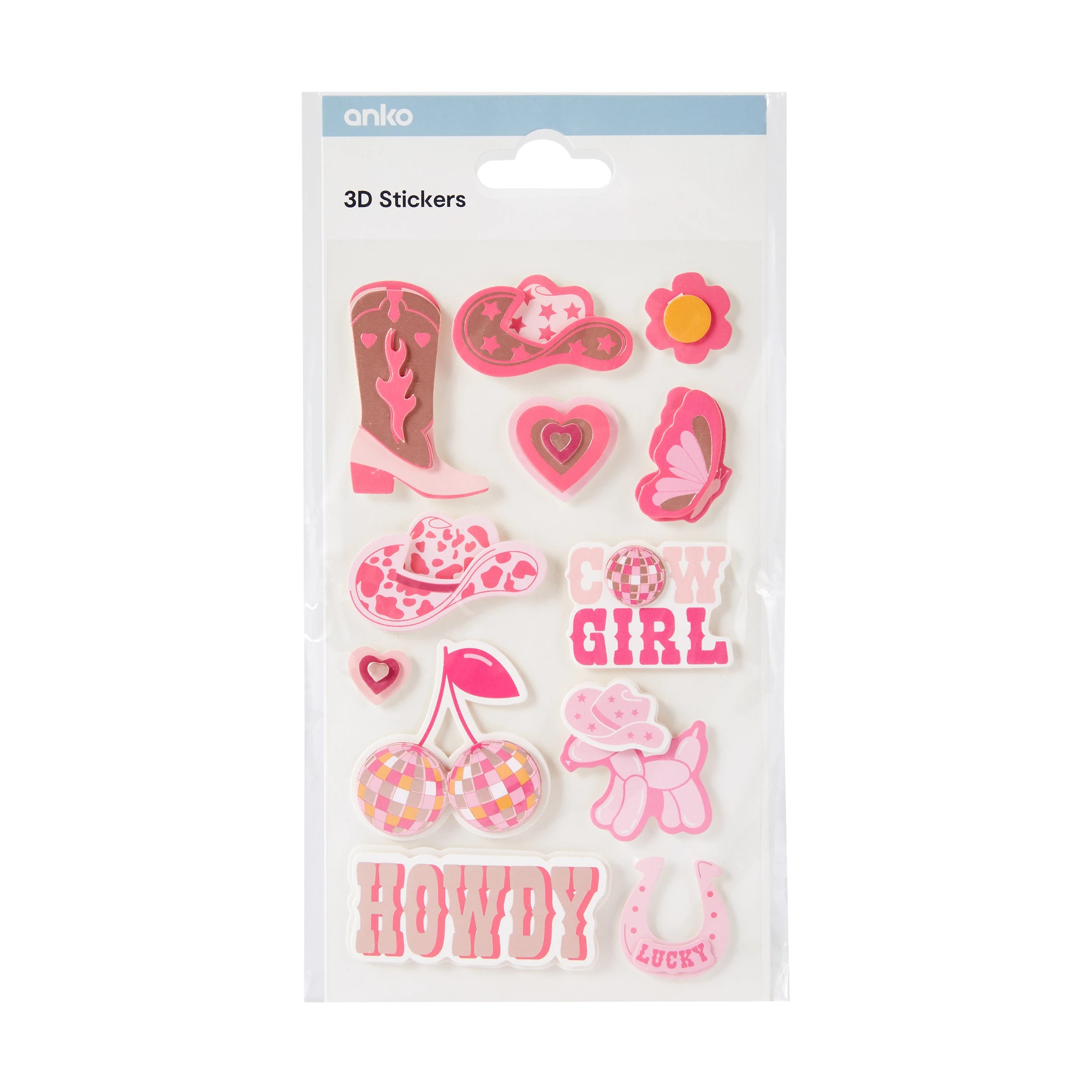 1 3D Stickers - Western, 1 of 3