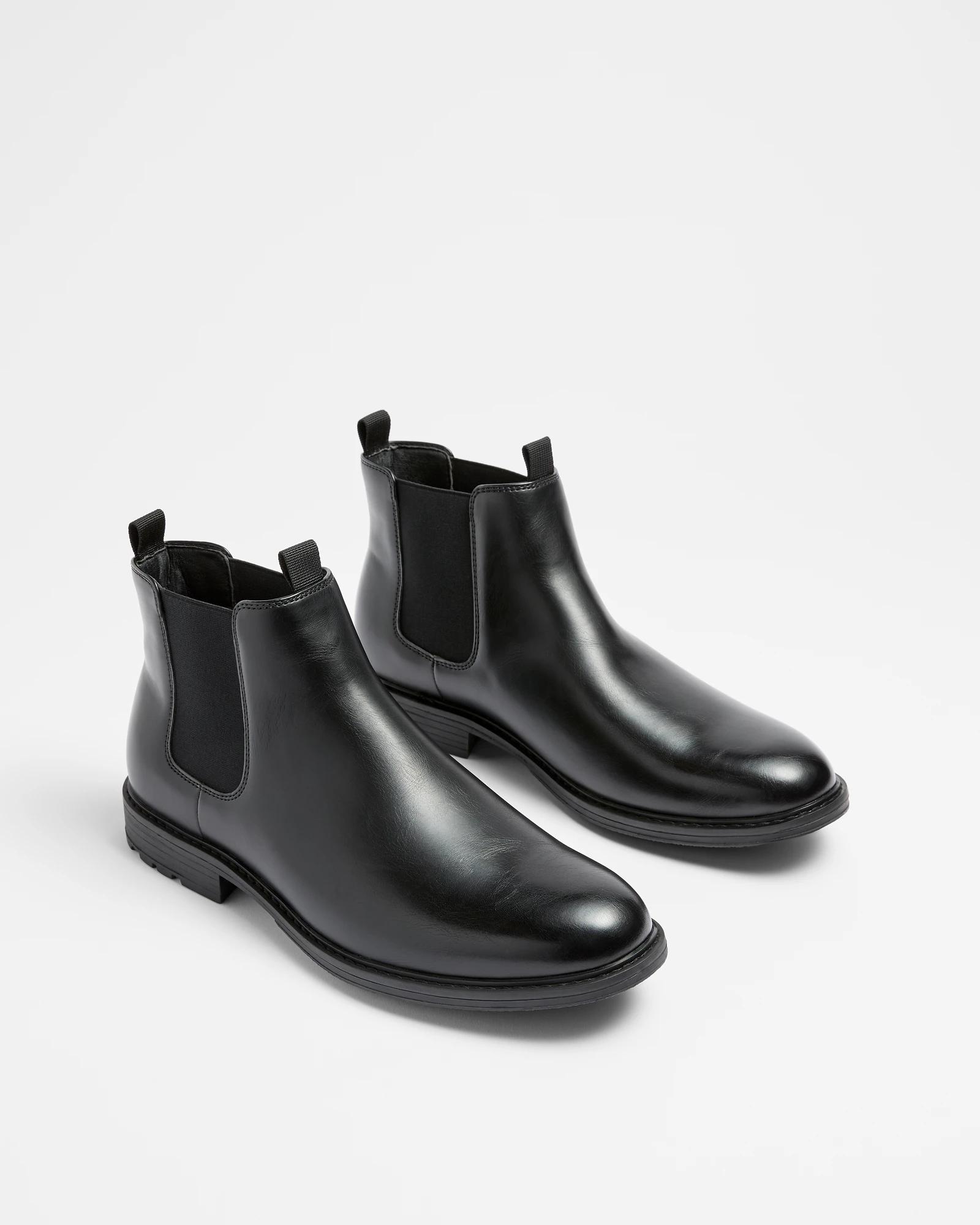 3 Target Mens Cleated Pu Chelsea Boot - Troy BLACK, 3 of 3