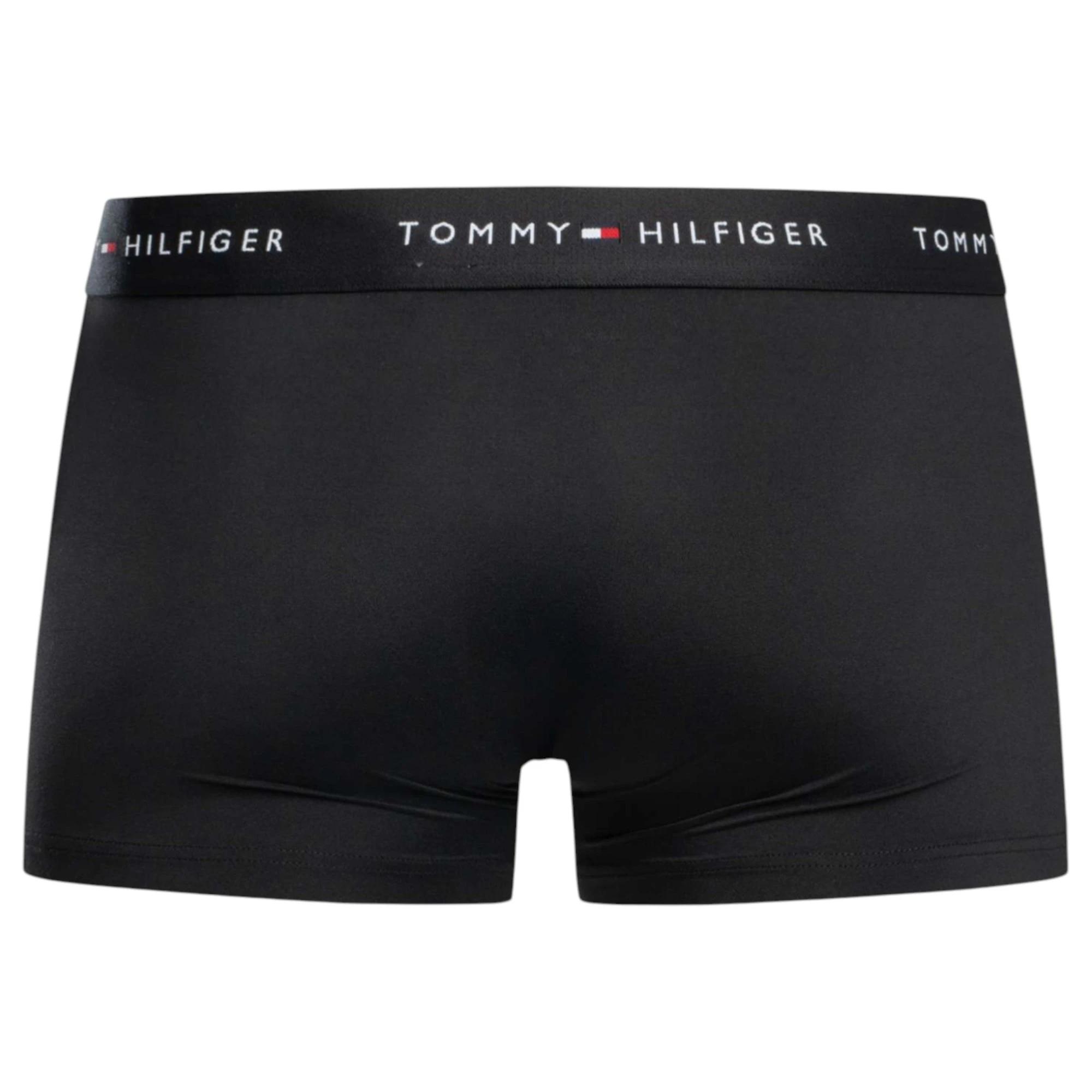 7 Tommy Hilfiger 3 Pack Mens Microfibre Essential Trunks Underwear BLACK, 7 of 7