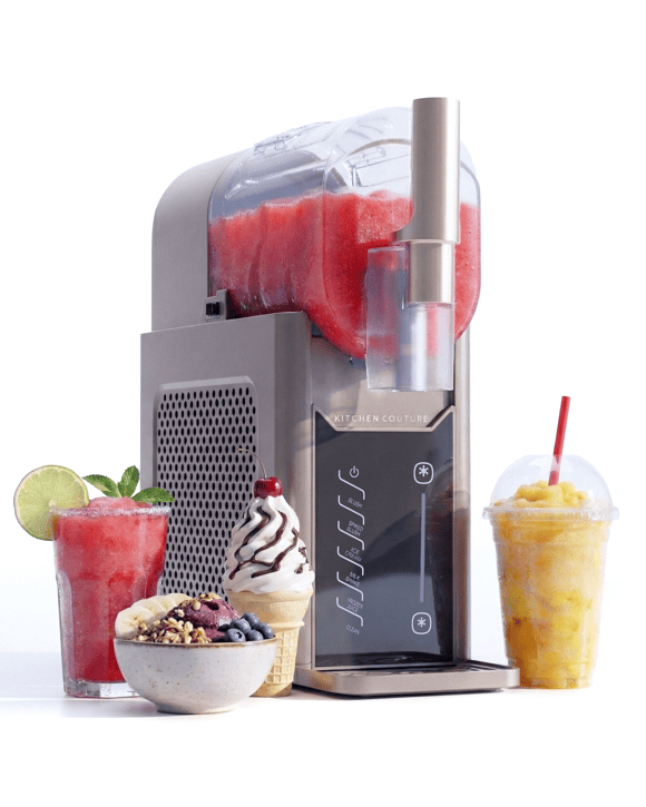 Kitchen Couture 2L Slushie & Soft Serve Maker, No Pre-Freezing, Digital Touch - Grey