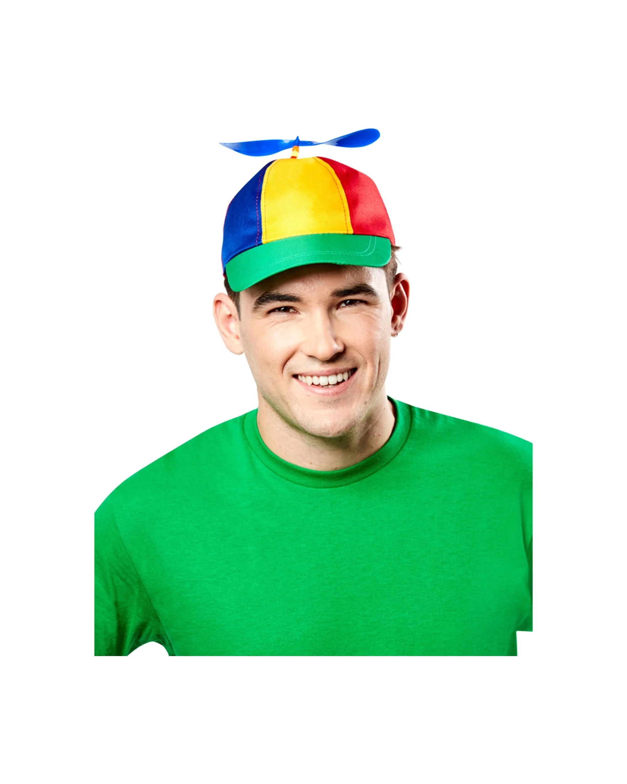 2 Rubies Propeller Baseball Cap Unisex Adult Costume Party Hat Spinning Propeller
 - Multi, 2 of 2