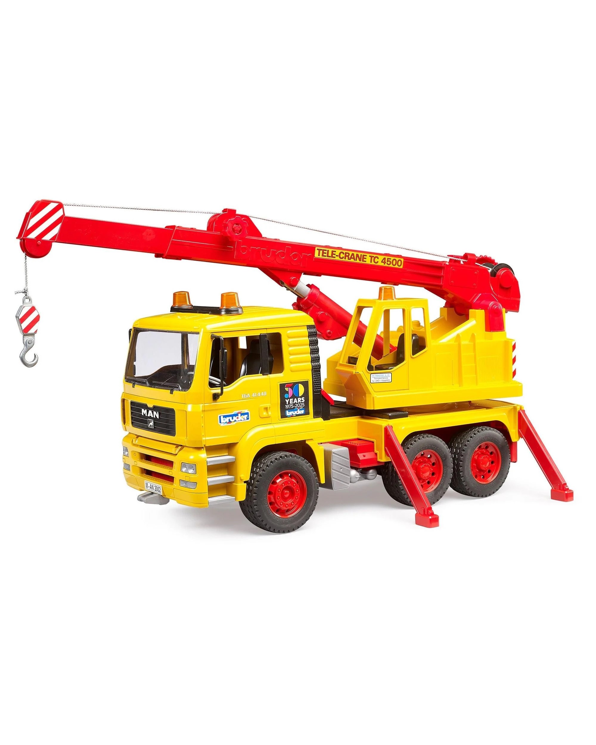 3 Bruder 50th Anniversary Man TGA Crane Truck, 3 of 5