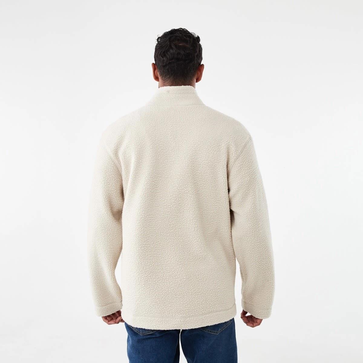3 Polar Fleece 1/4 Zip Sweatshirt Bge Ntrl, 3 of 7