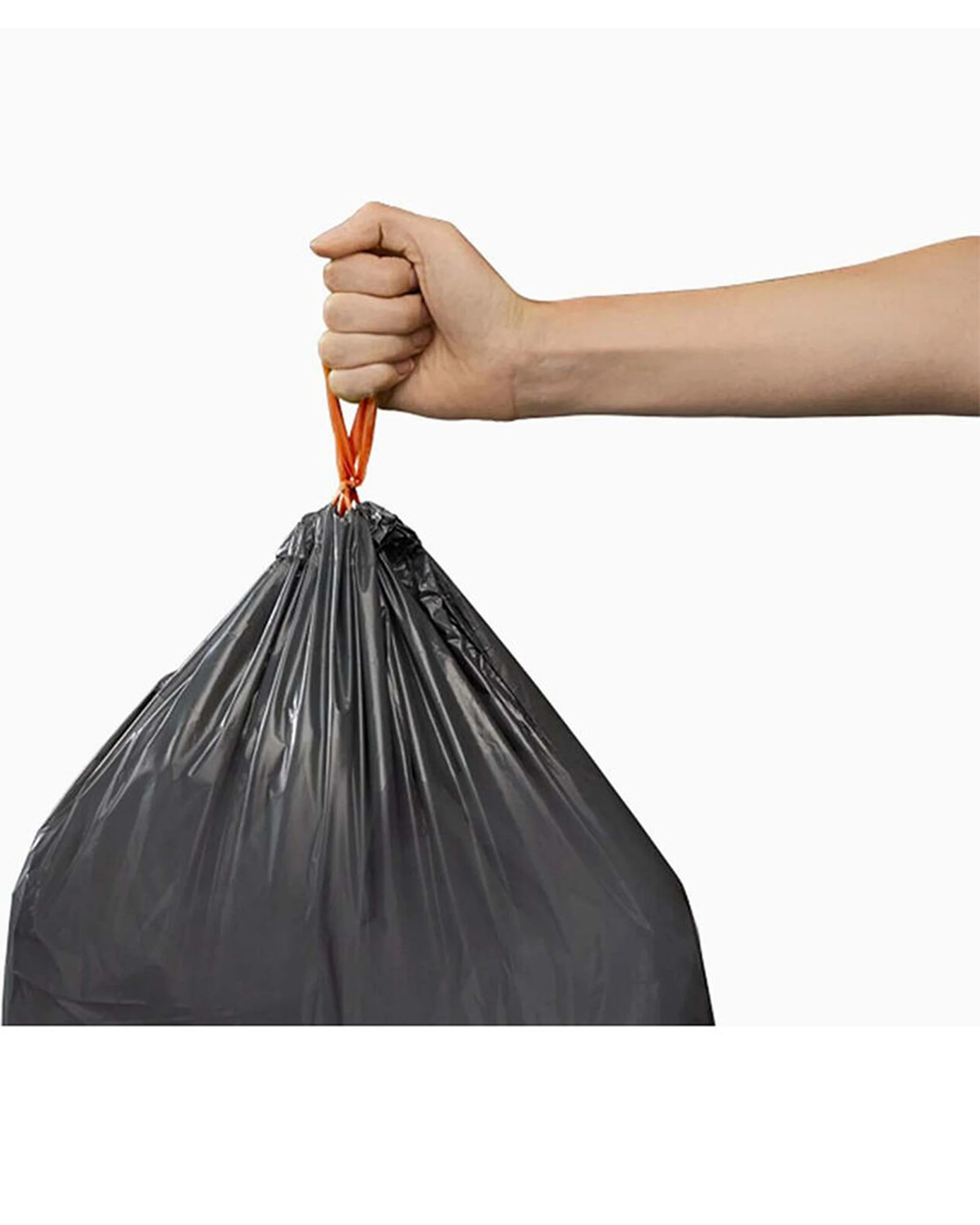 3 Joseph Joseph 2x20pc IW7 Eco Liners 20L Plastic Bag Extra Strong Draw - Clear, 3 of 4