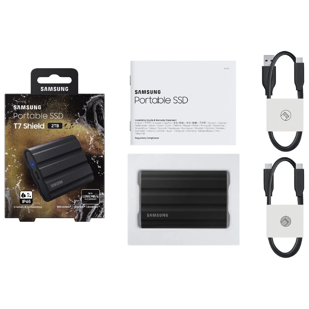 7 Samsung 2TB T7 Shield Portable SSD Black, 7 of 7